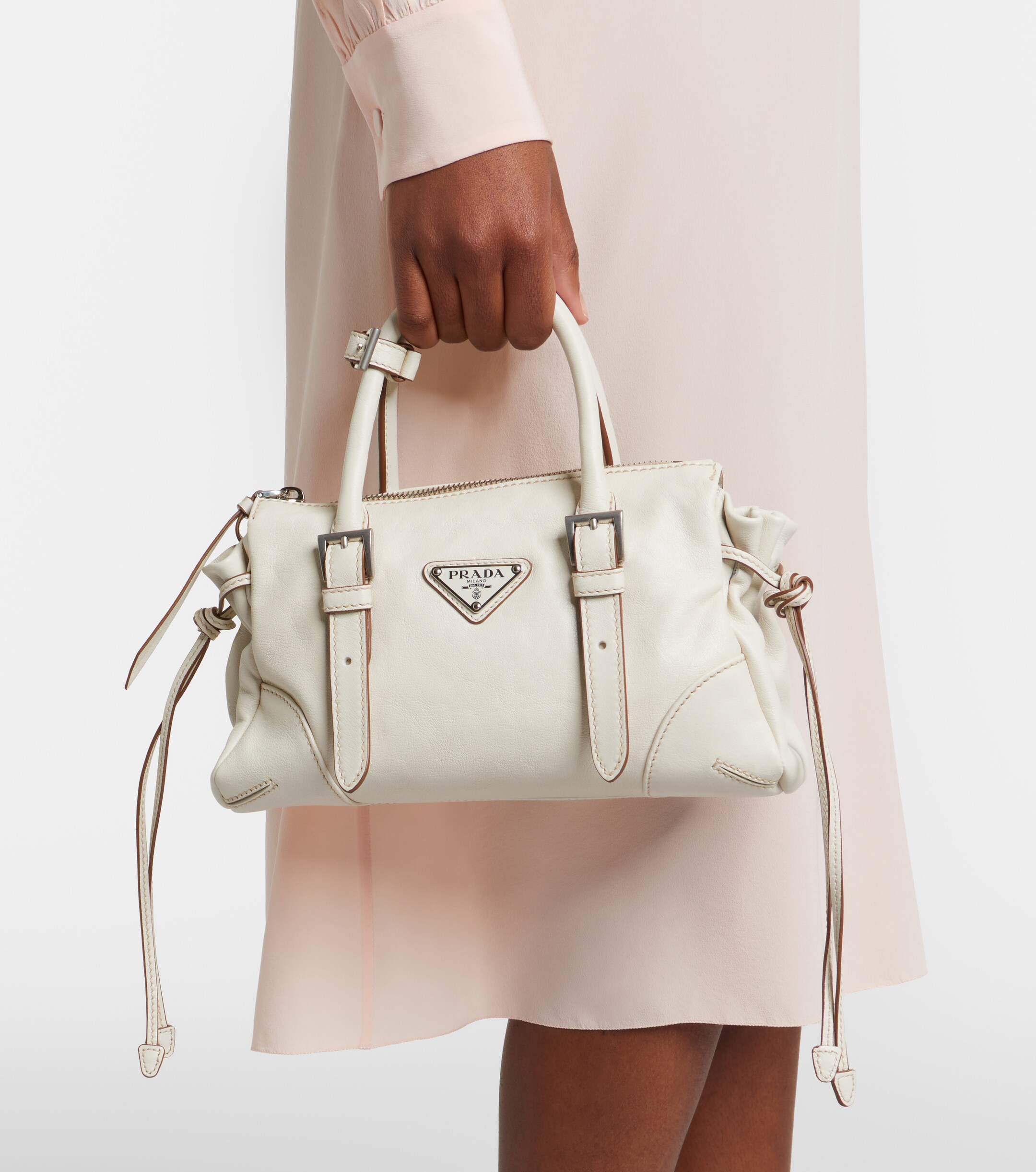 Prada Prada Karin Small leather top-handle bag
