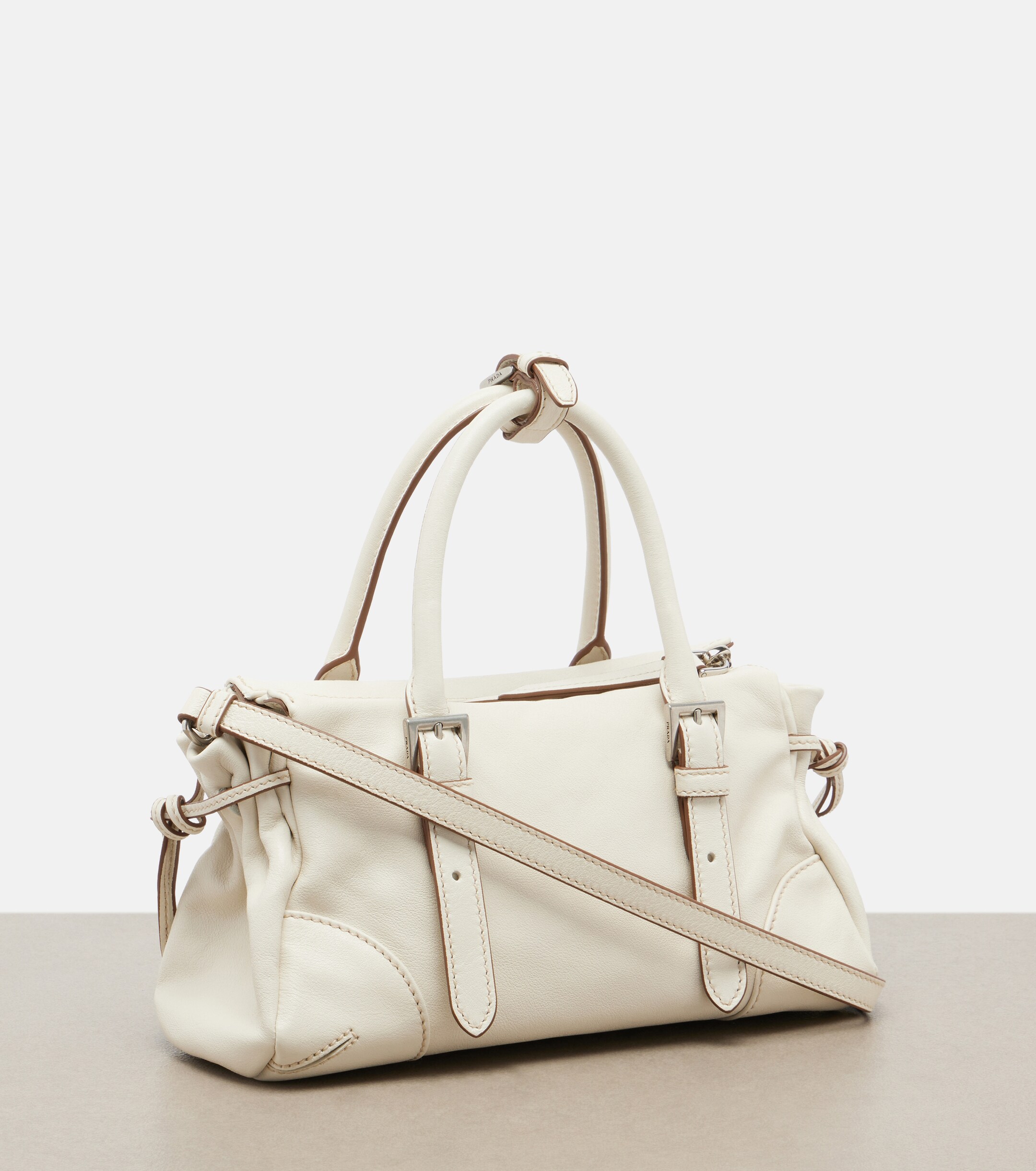 Prada Prada Karin Small leather top-handle bag