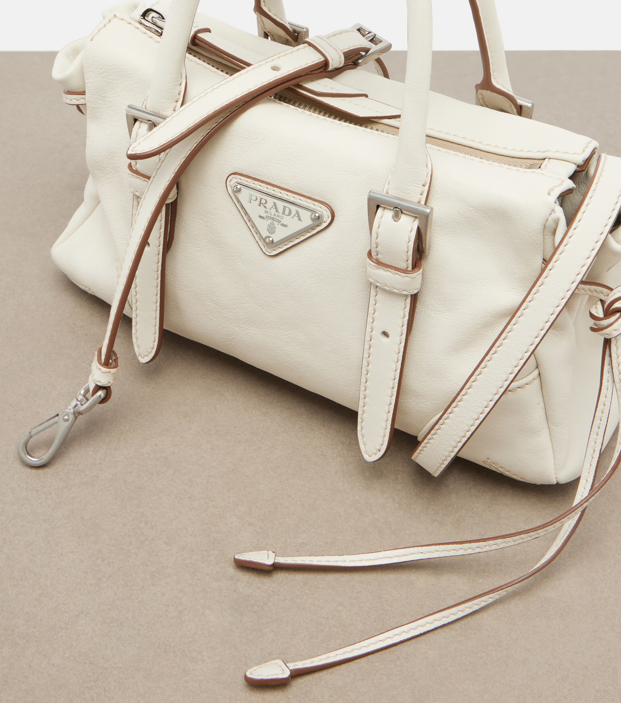 Prada Prada Karin Small leather top-handle bag