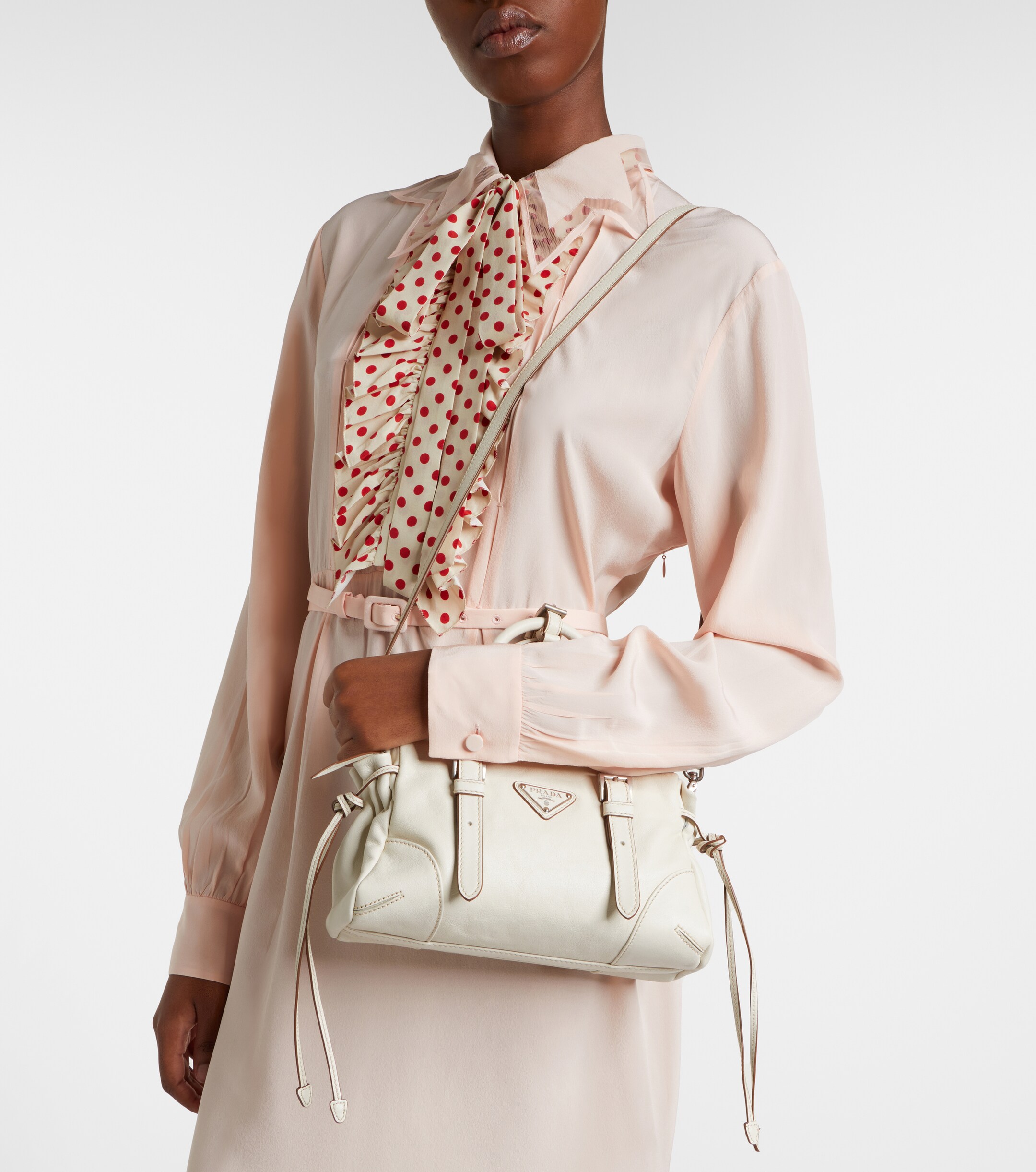 Prada Prada Karin Small leather top-handle bag