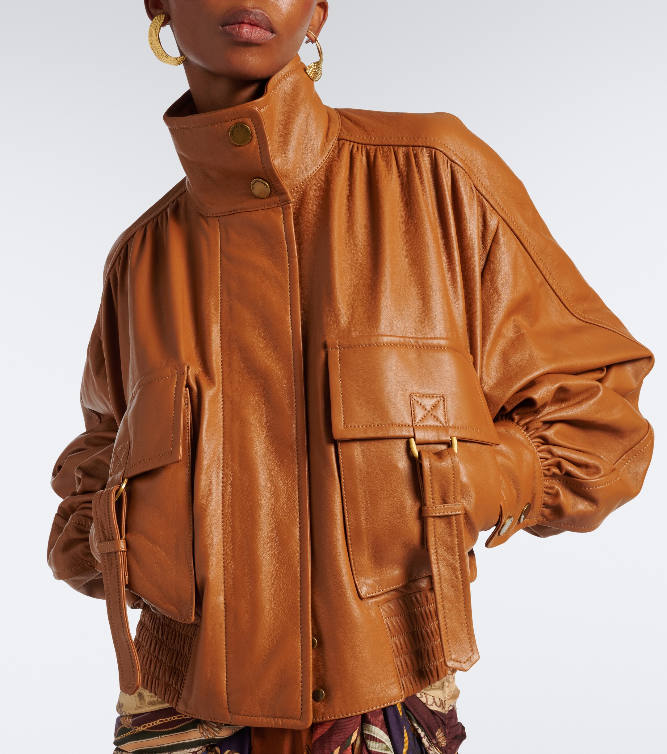 Zimmermann Zimmermann Valiant leather jacket