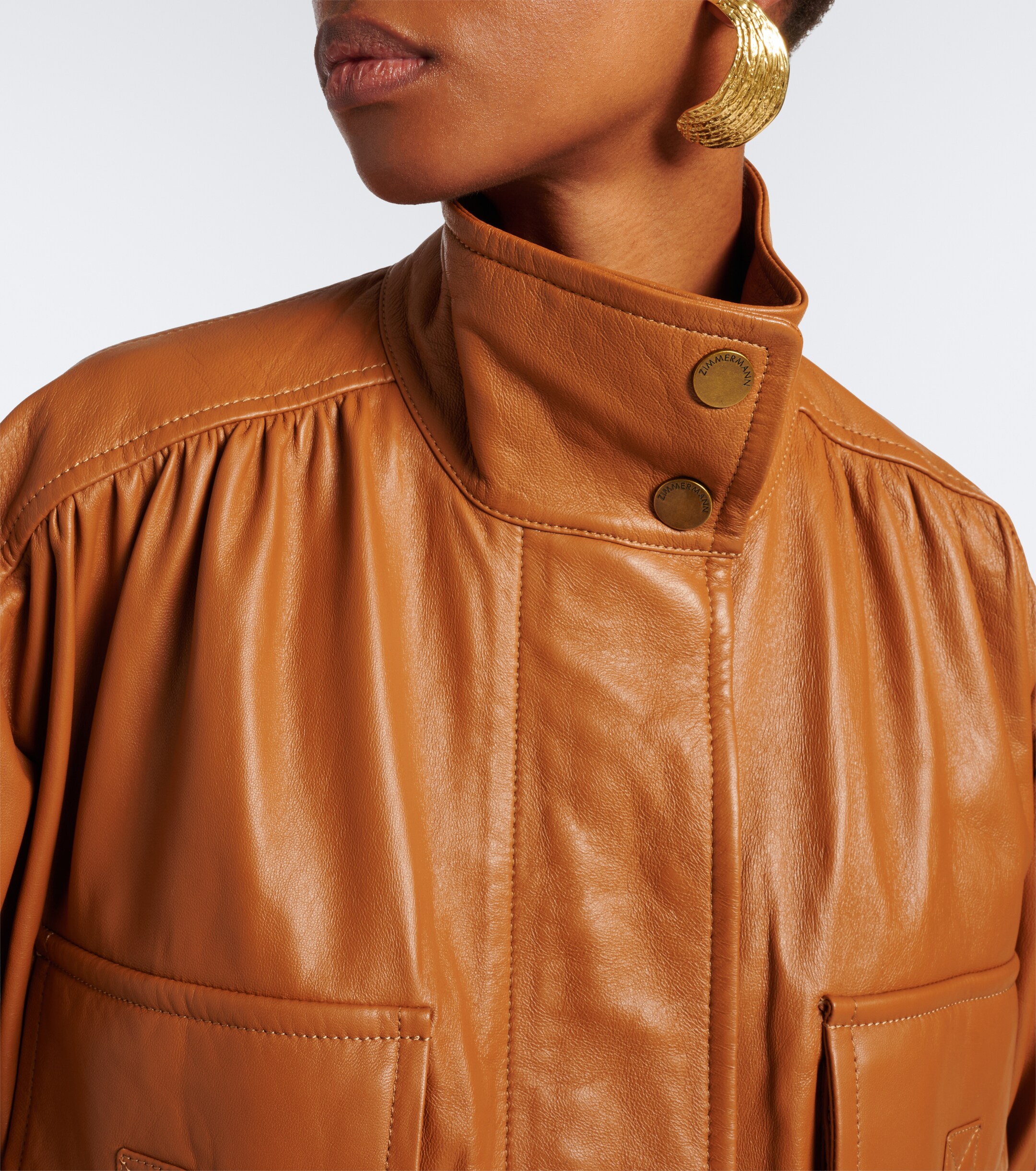 Zimmermann Zimmermann Valiant leather jacket