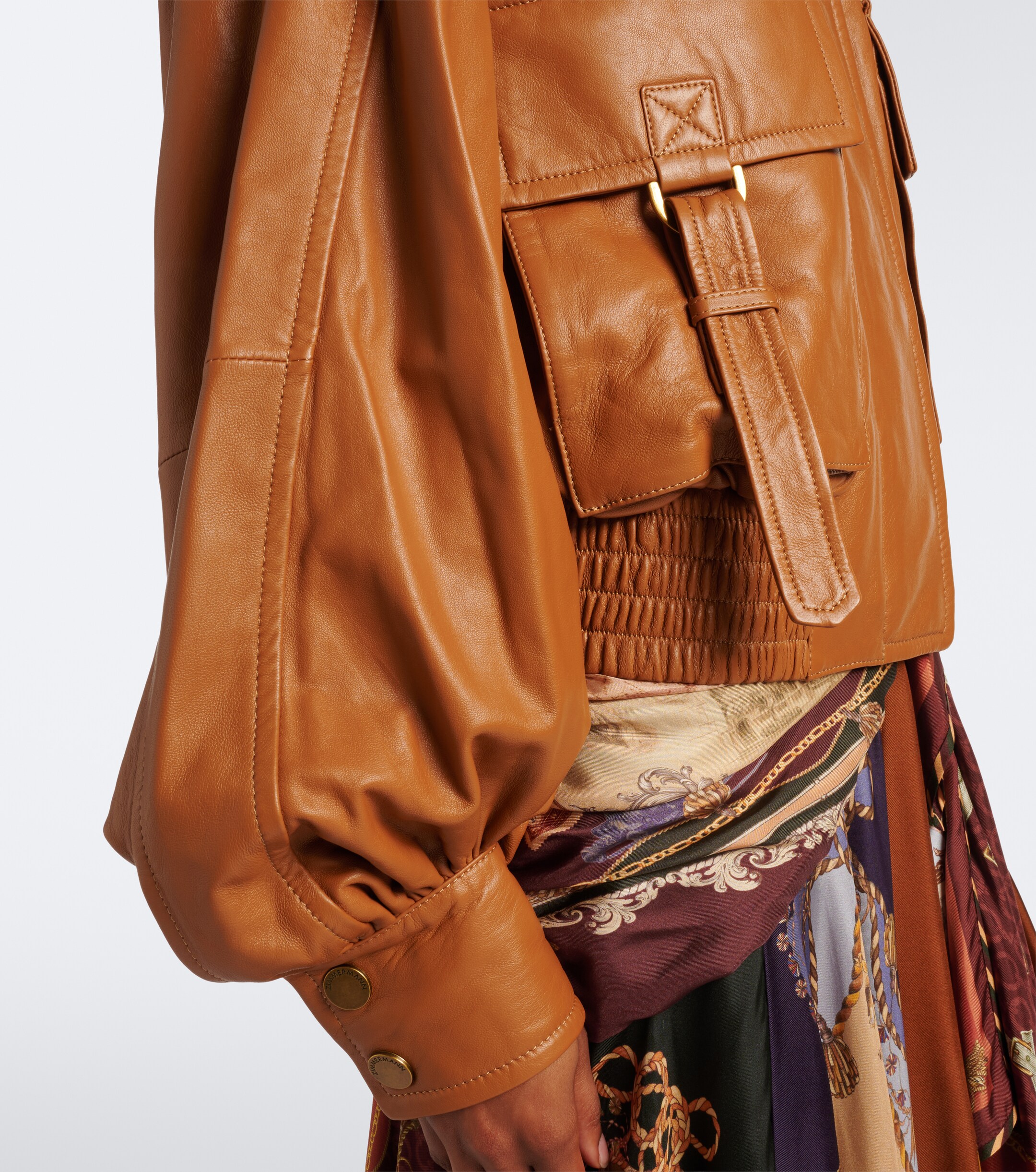 Zimmermann Zimmermann Valiant leather jacket