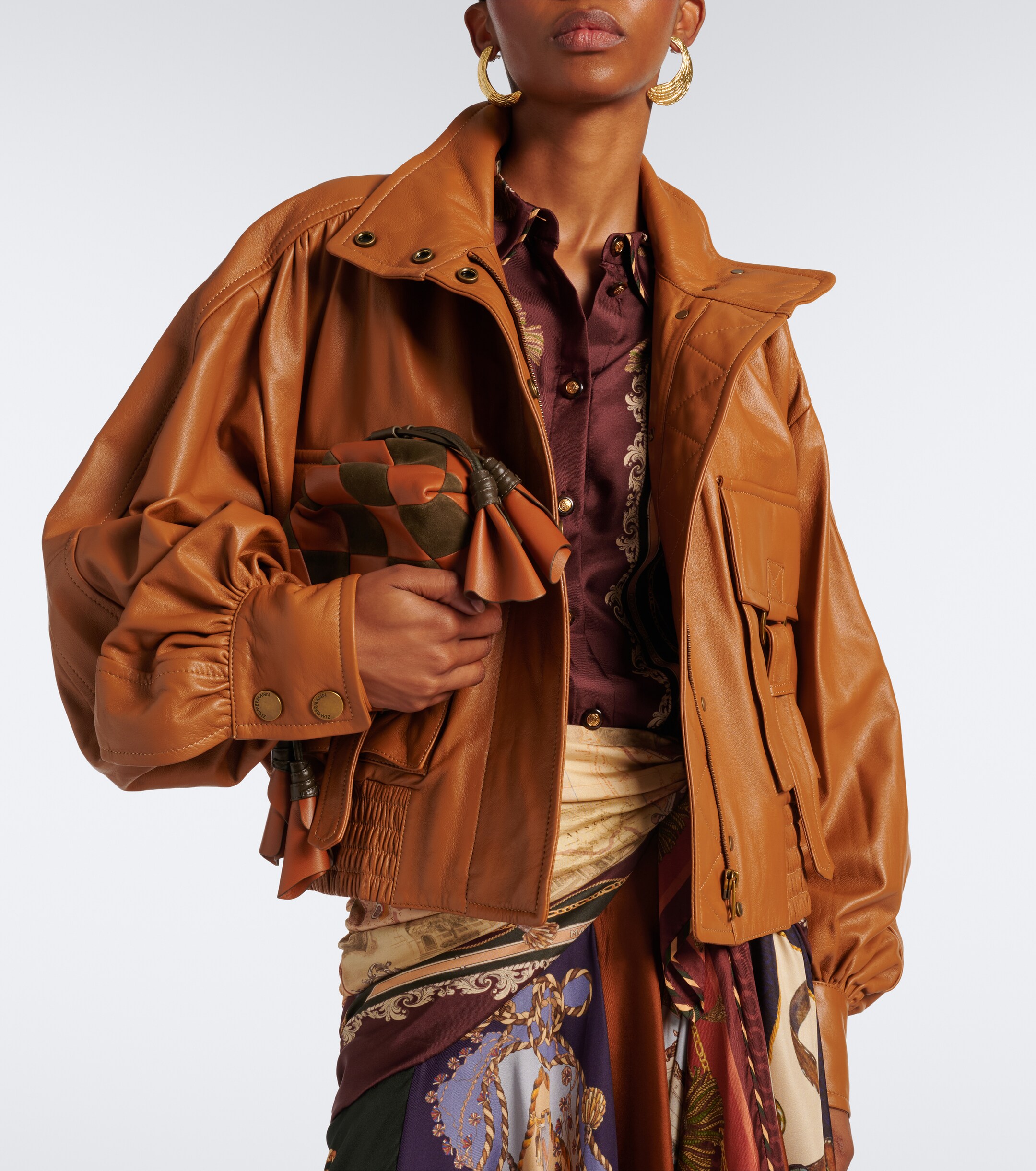 Zimmermann Zimmermann Valiant leather jacket