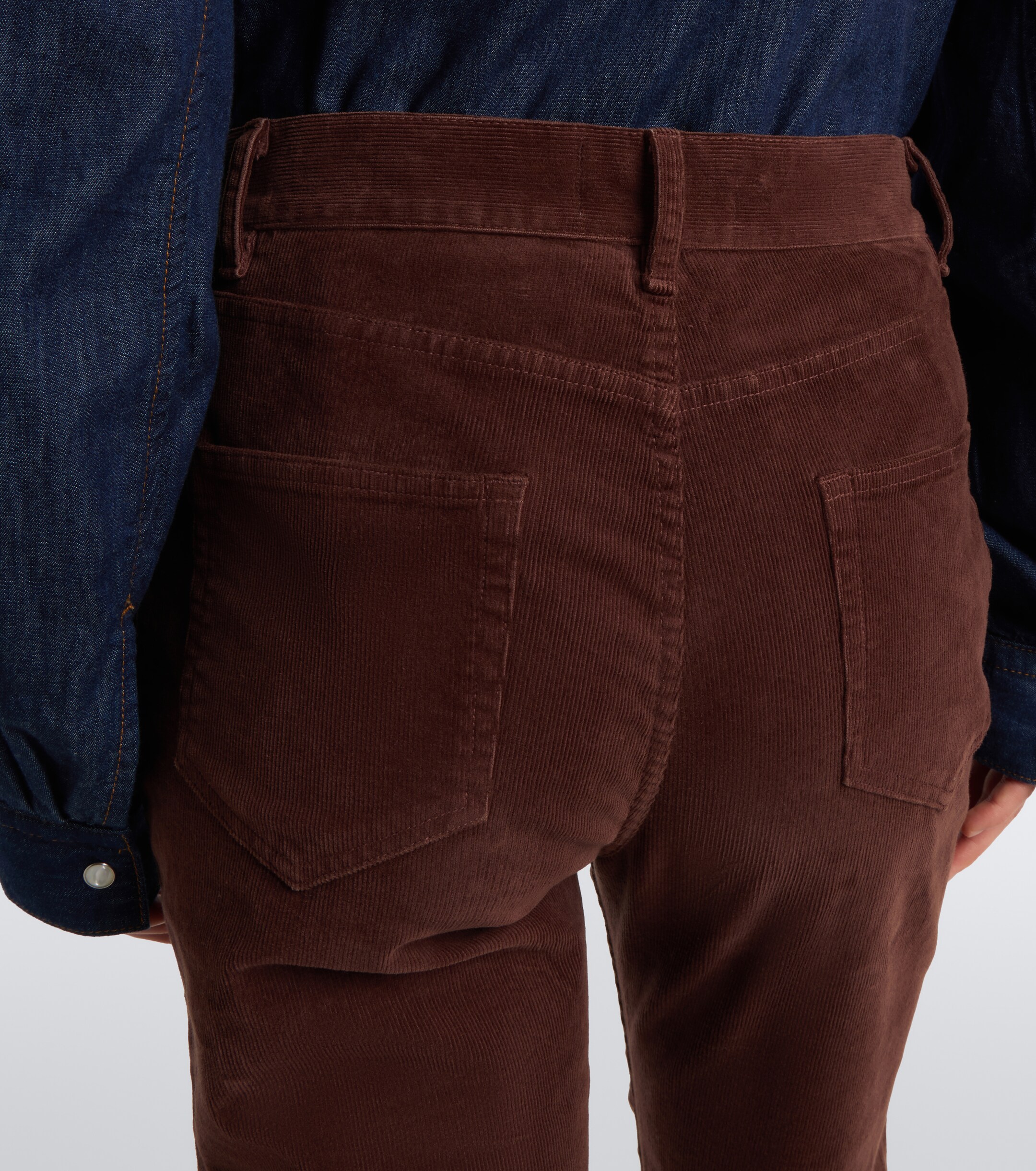 Nili Lotan Nili Lotan Joan cotton-blend corduroy straight pants
