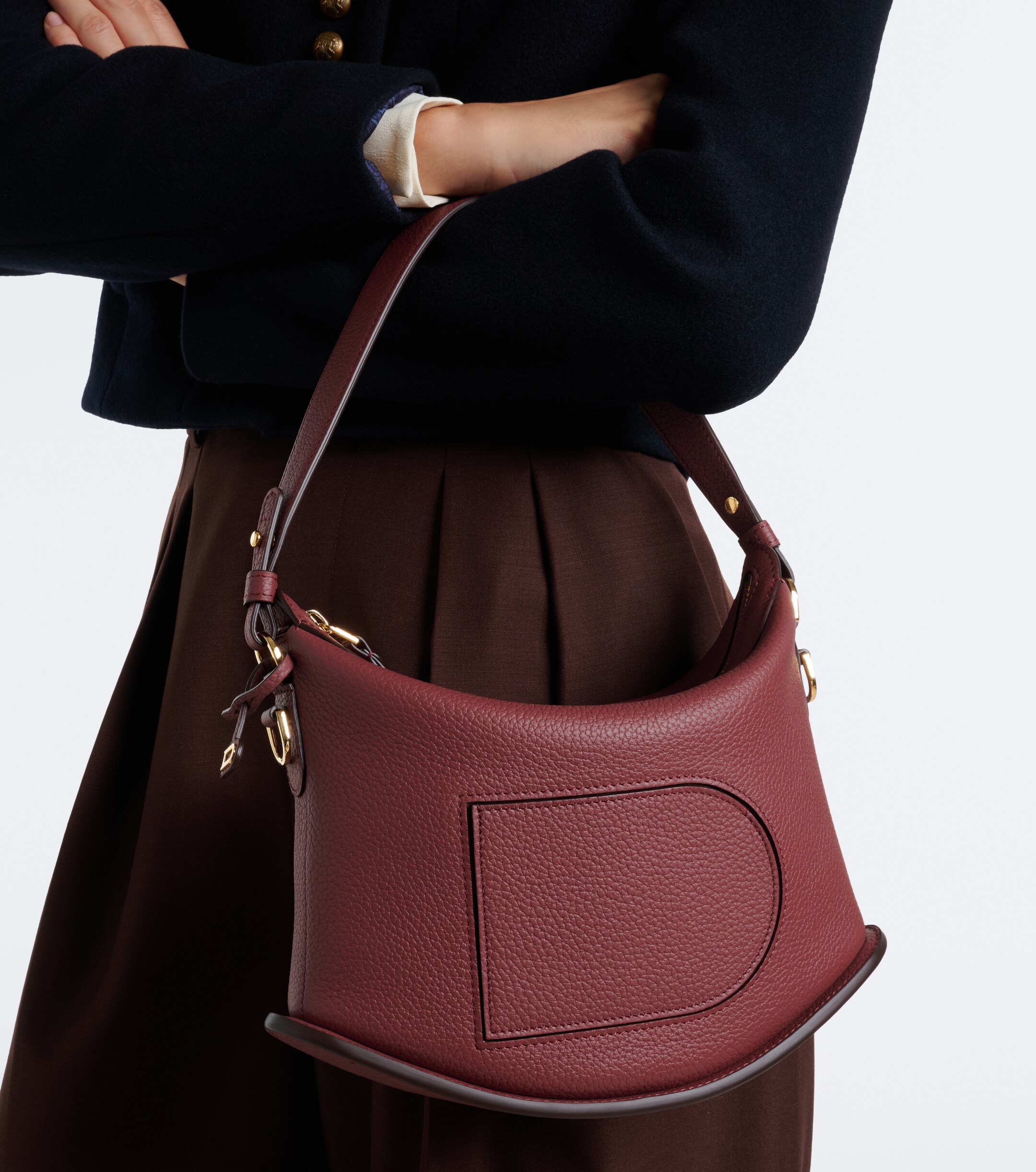 Delvaux Pin Swing Medium leather shoulder bag thumbnail