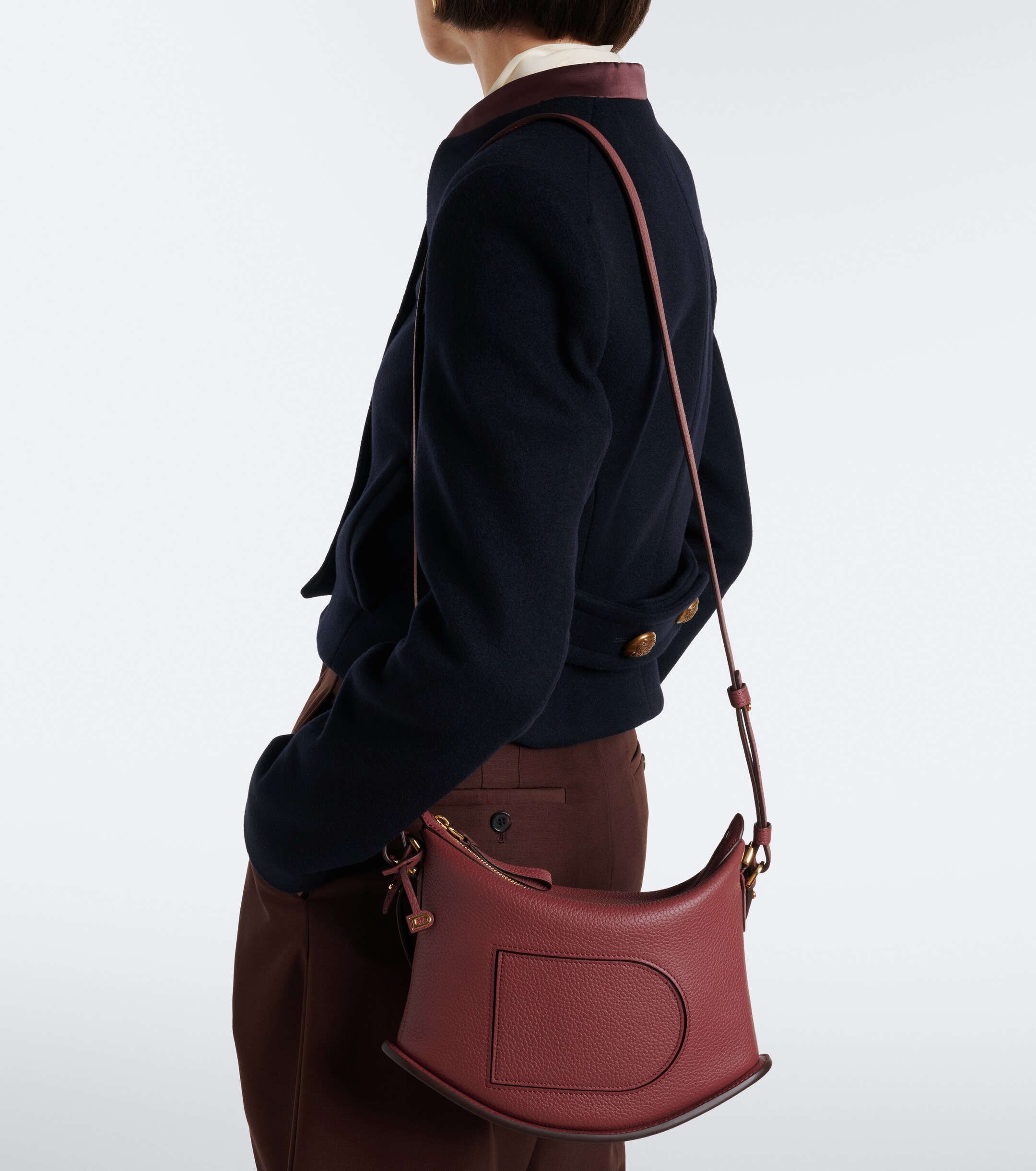 Delvaux Pin Swing Medium leather shoulder bag thumbnail