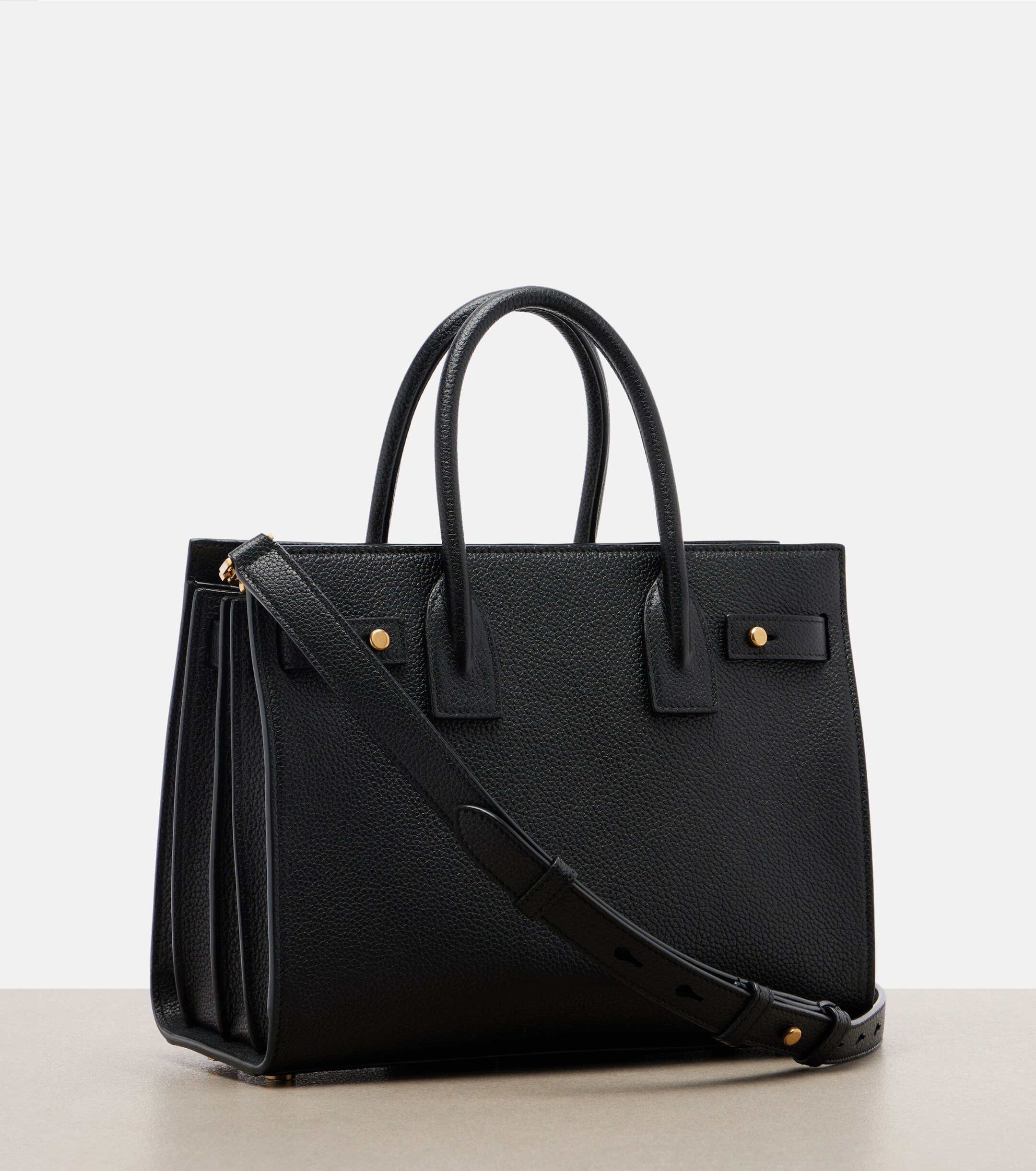 Saint Laurent Sac de Jour Baby leather tote bag