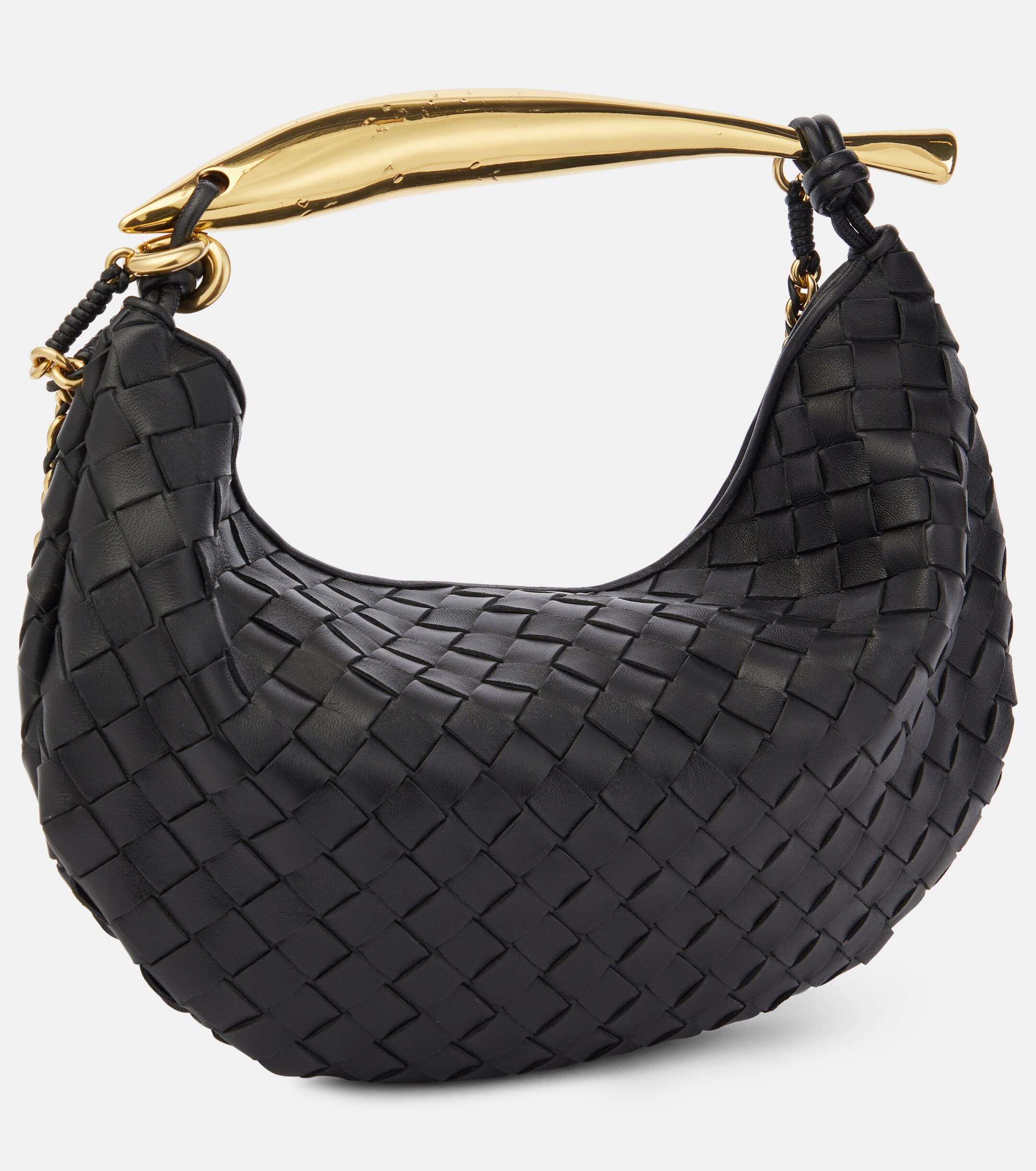 Bottega Veneta Sardine Chain Intrecciato leather shoulder bag