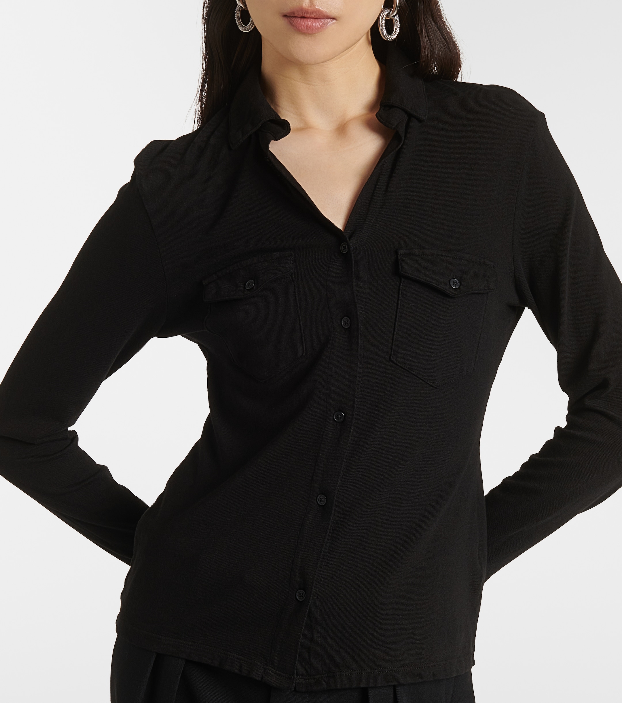 Nili Lotan Liam cotton shirt thumbnail