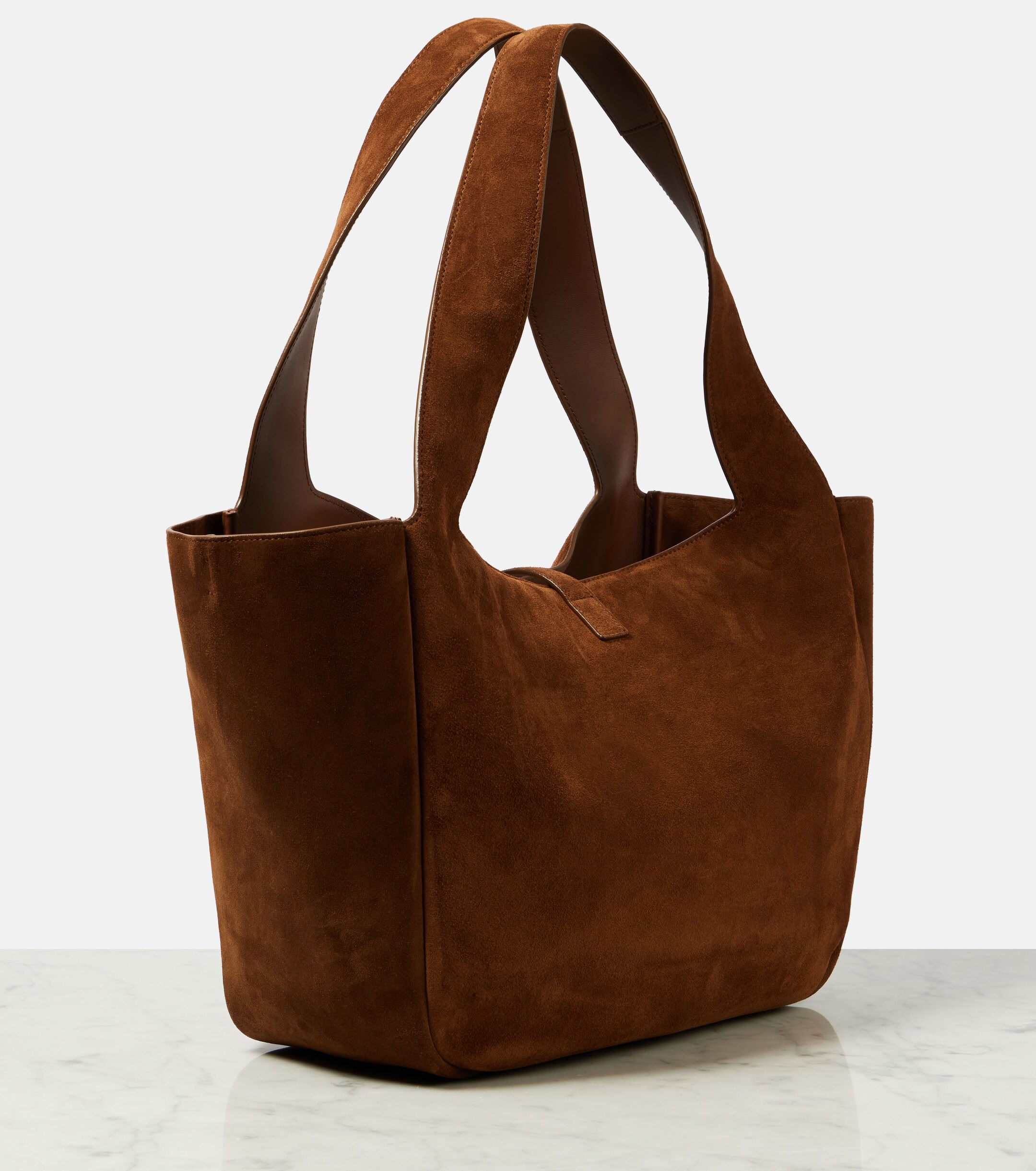 Saint Laurent Le 5 à 7 Bea suede tote bag