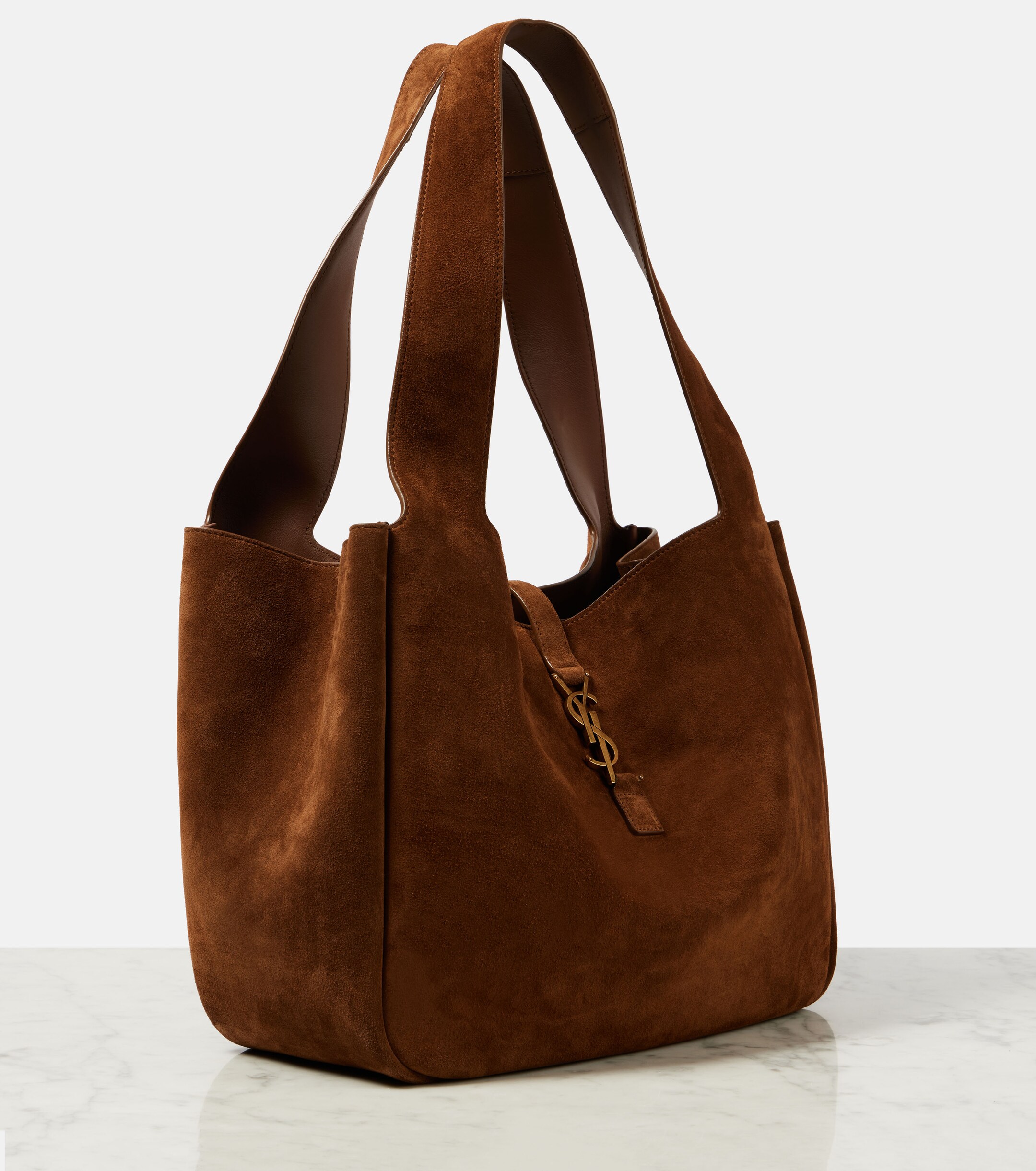 Saint Laurent Le 5 à 7 Bea suede tote bag