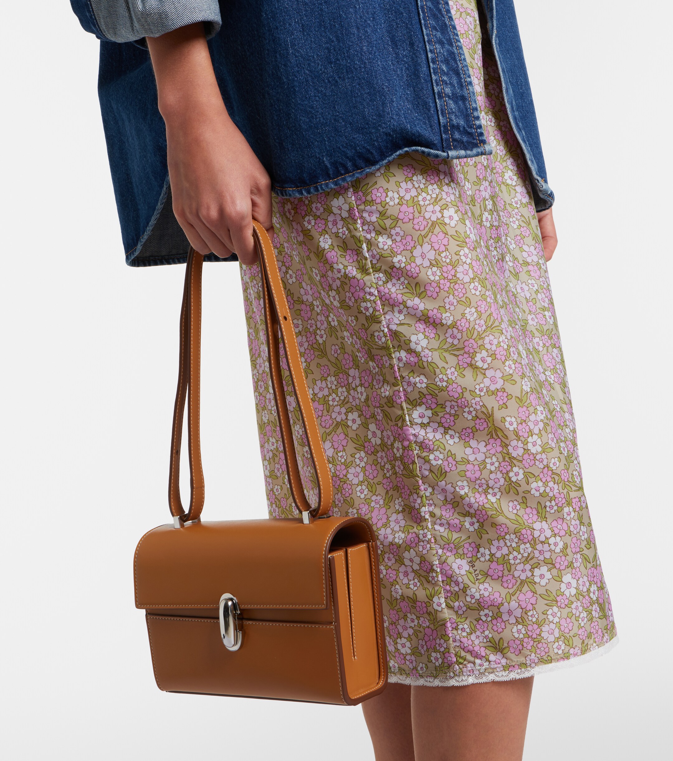 Savette Symmetry 19 leather shoulder bag thumbnail