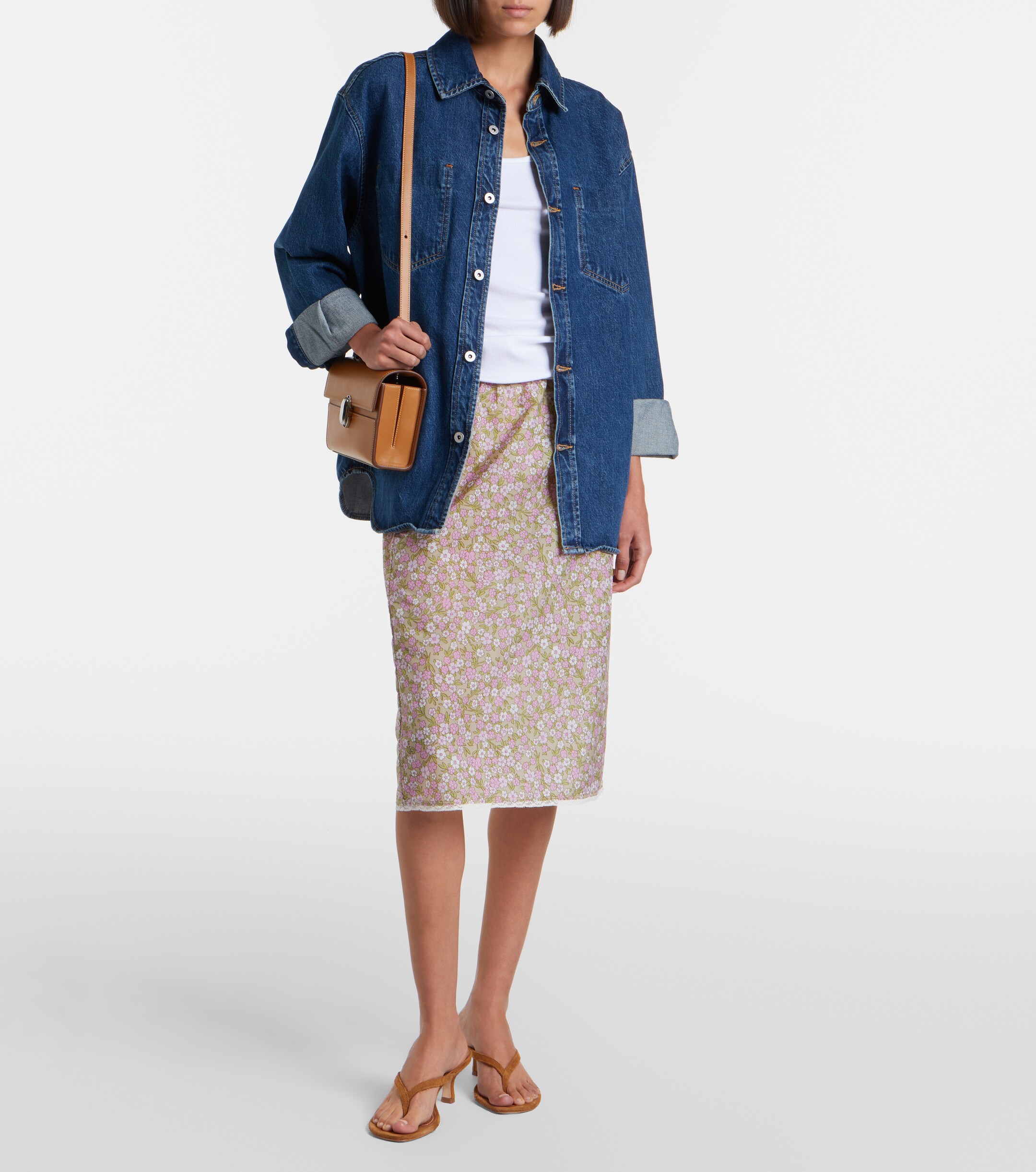 Savette Symmetry 19 leather shoulder bag thumbnail
