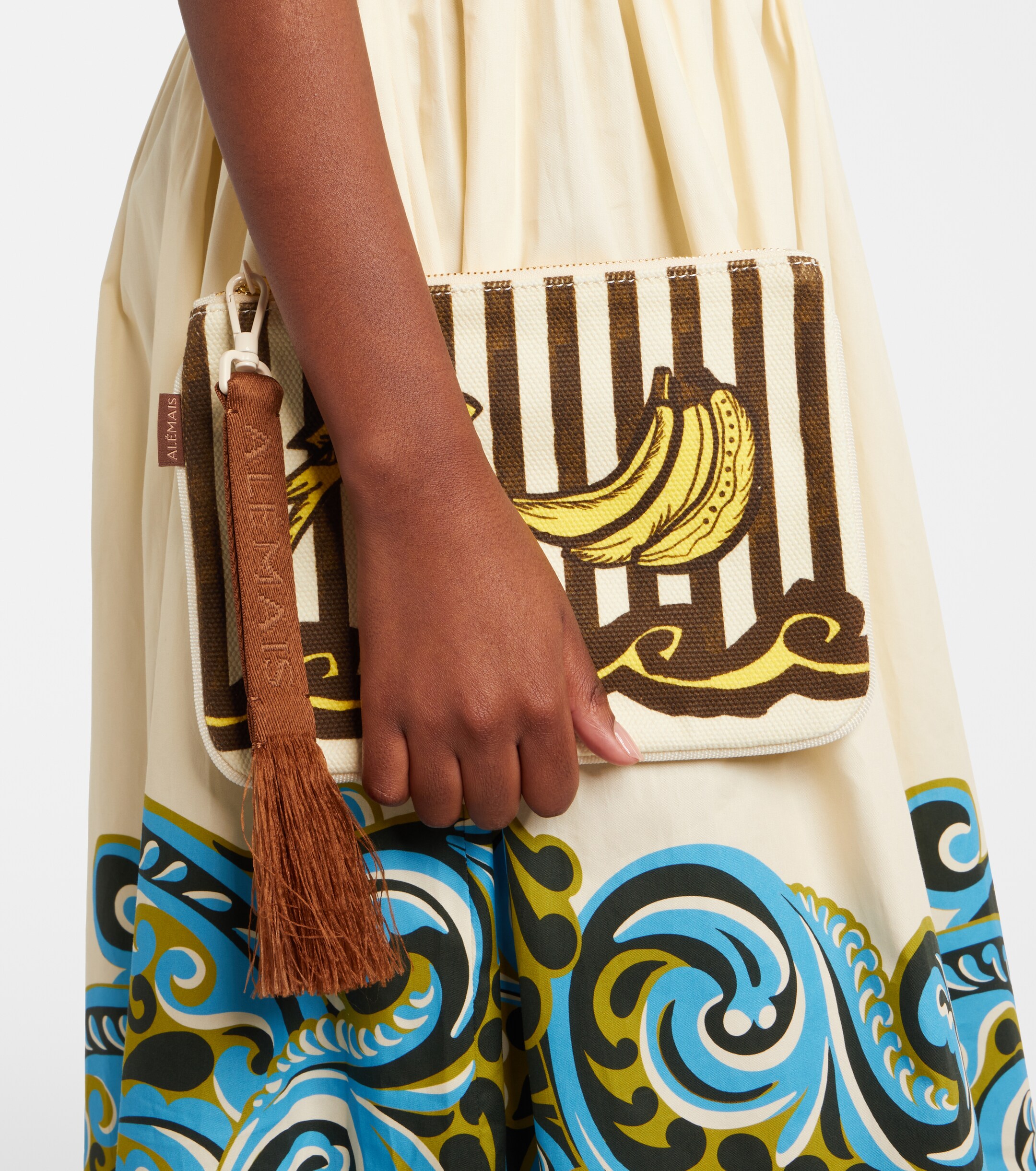 Alémais Mona Mini canvas clutch