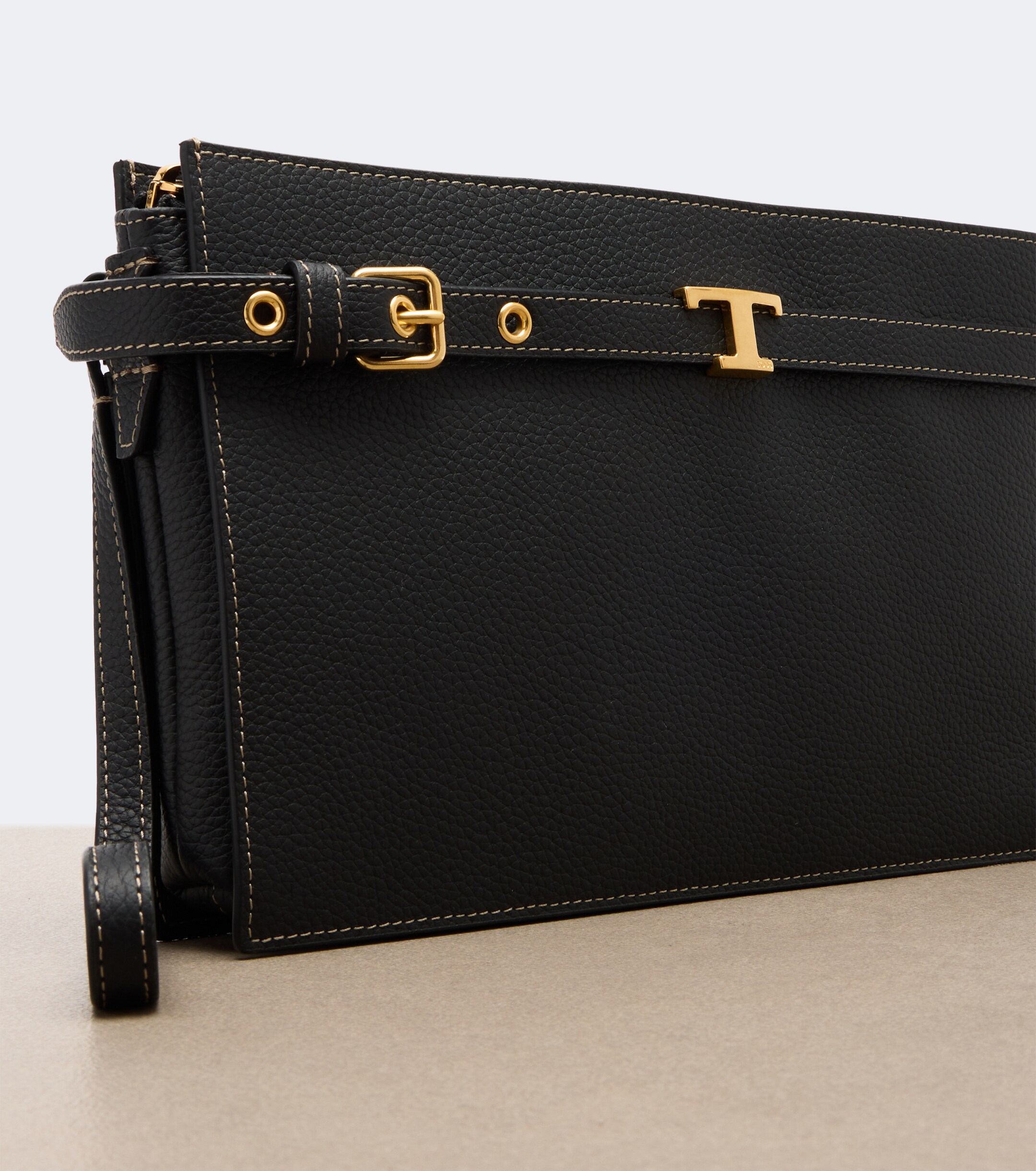 Tod's Tod's T Signature Small leather clutch