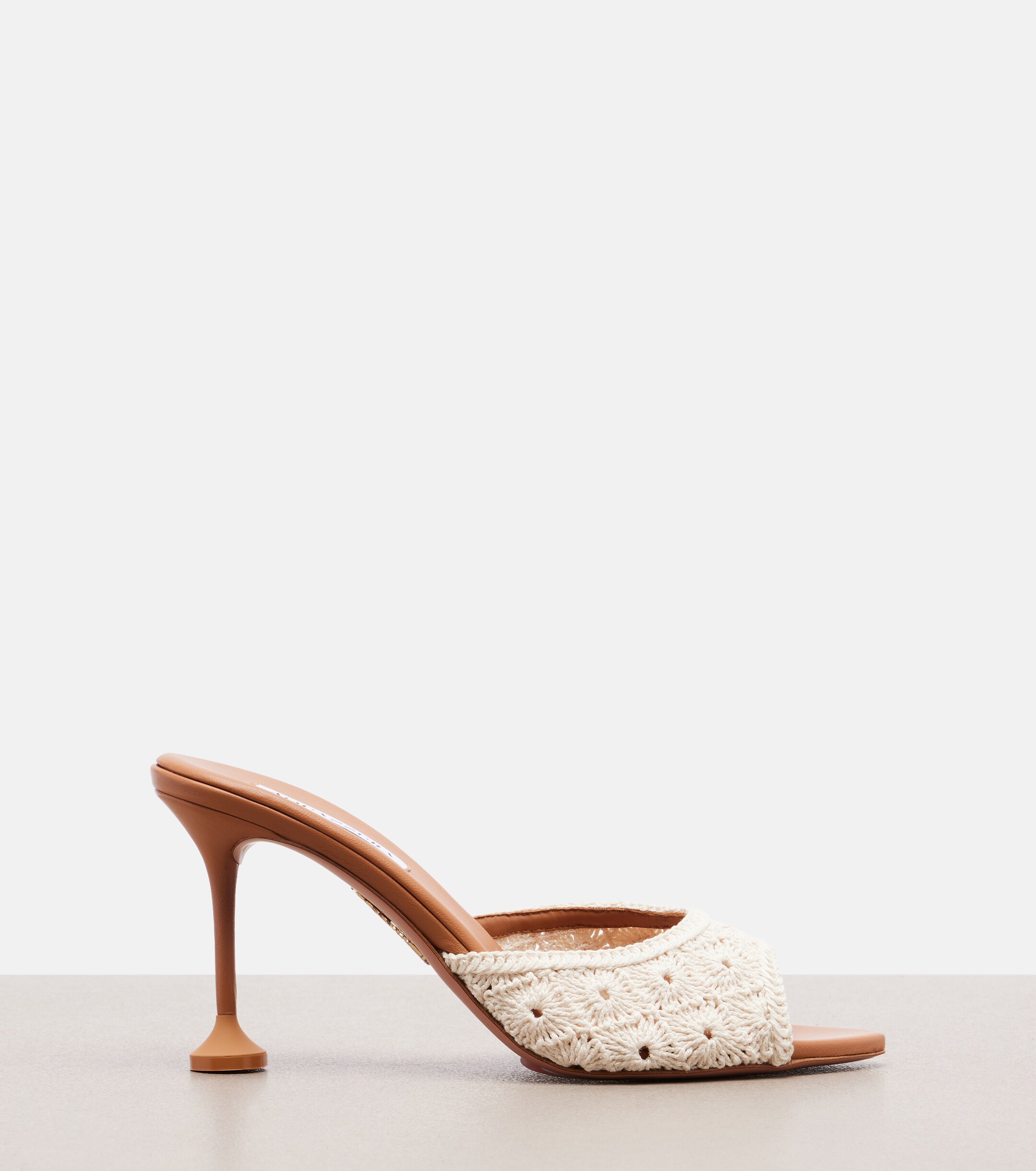 AQUAZZURA Aquazzura Loom macramé mules