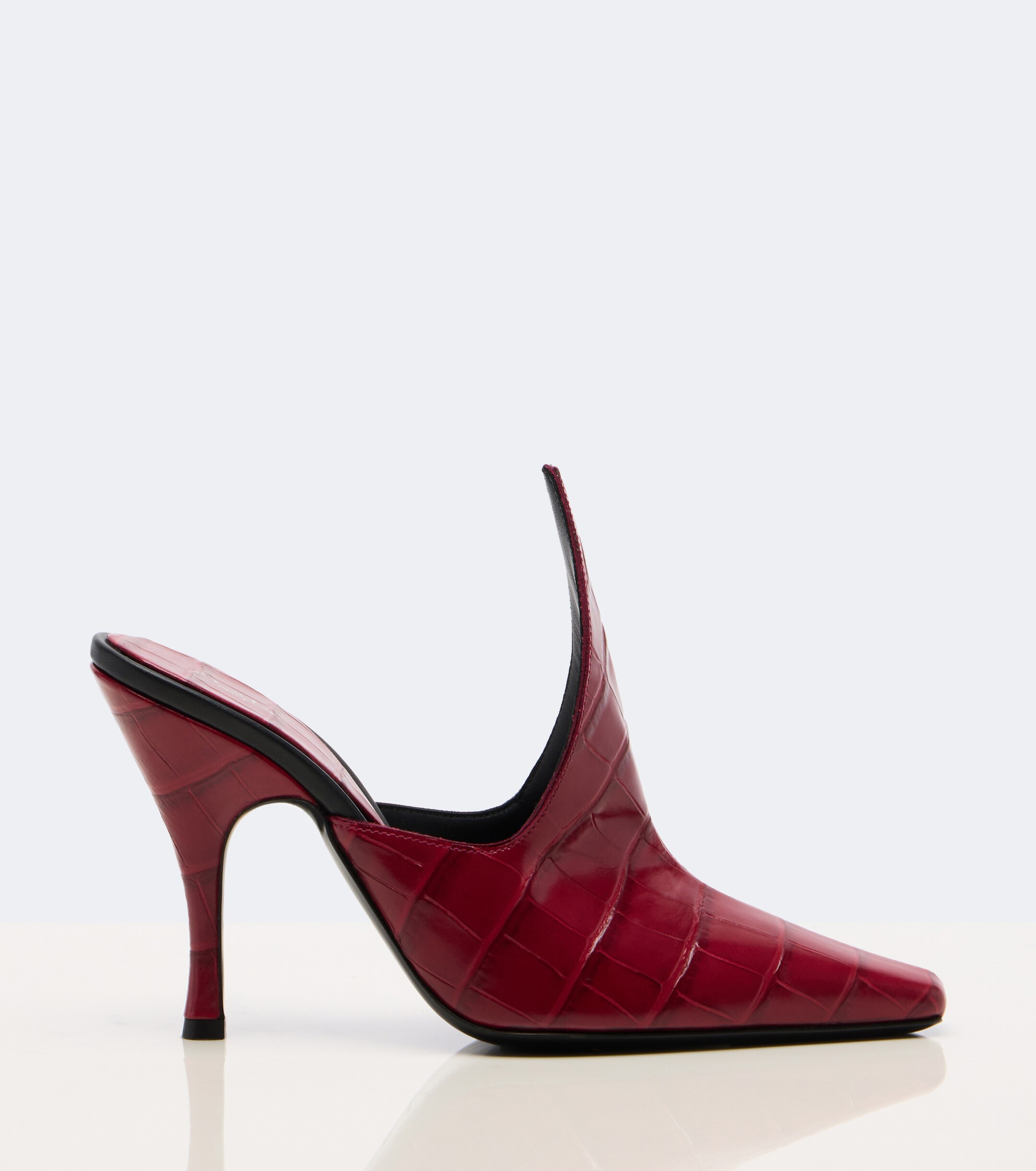 Alaïa Alaïa Croc-effect leather mules