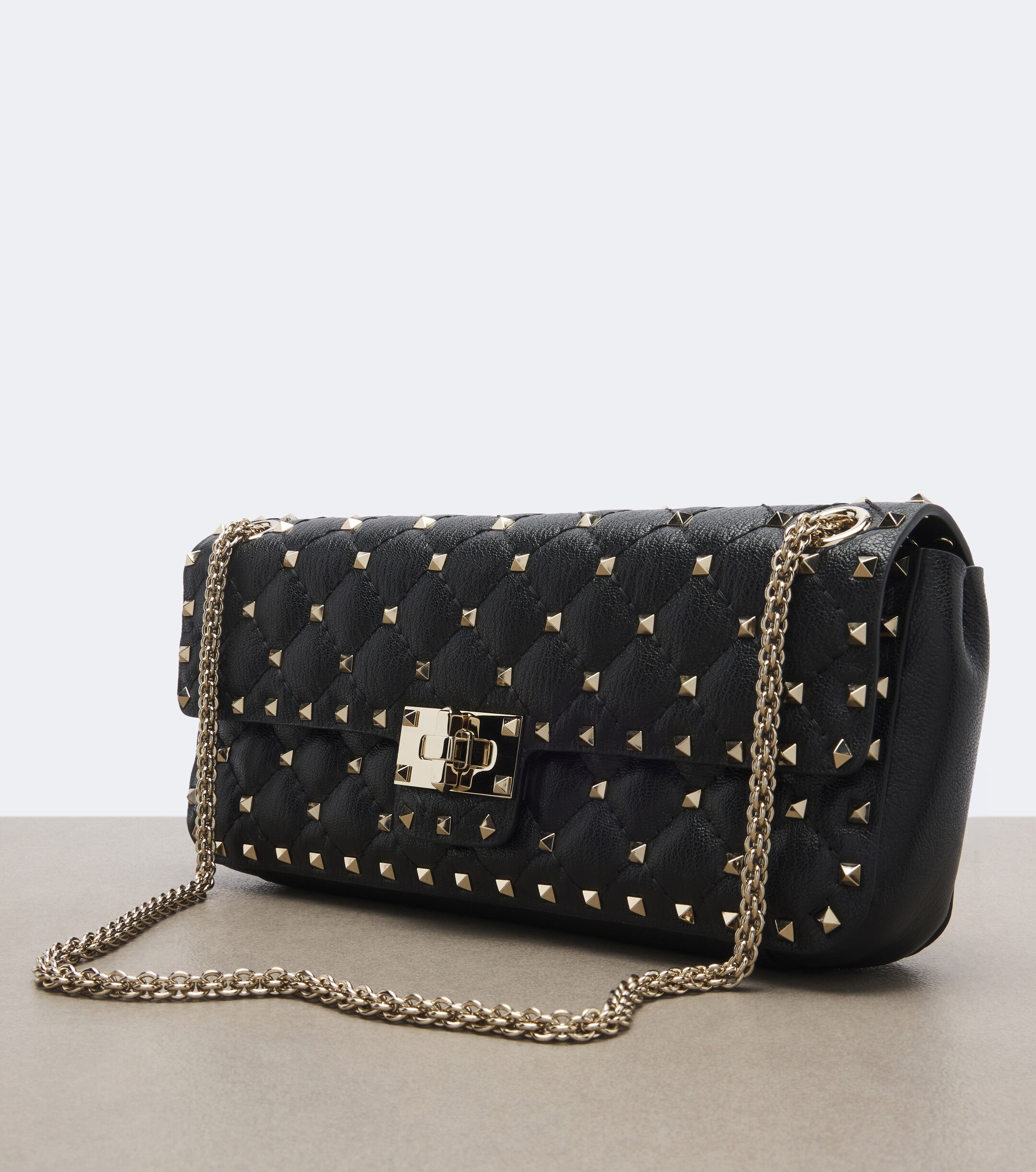 Valentino Garavani Rockstud Spike Medium leather shoulder bag thumbnail