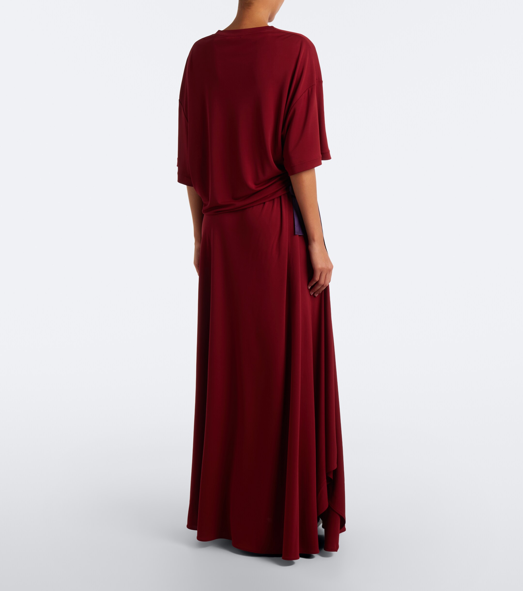Balenciaga Balenciaga Bow-detail jersey T-shirt dress