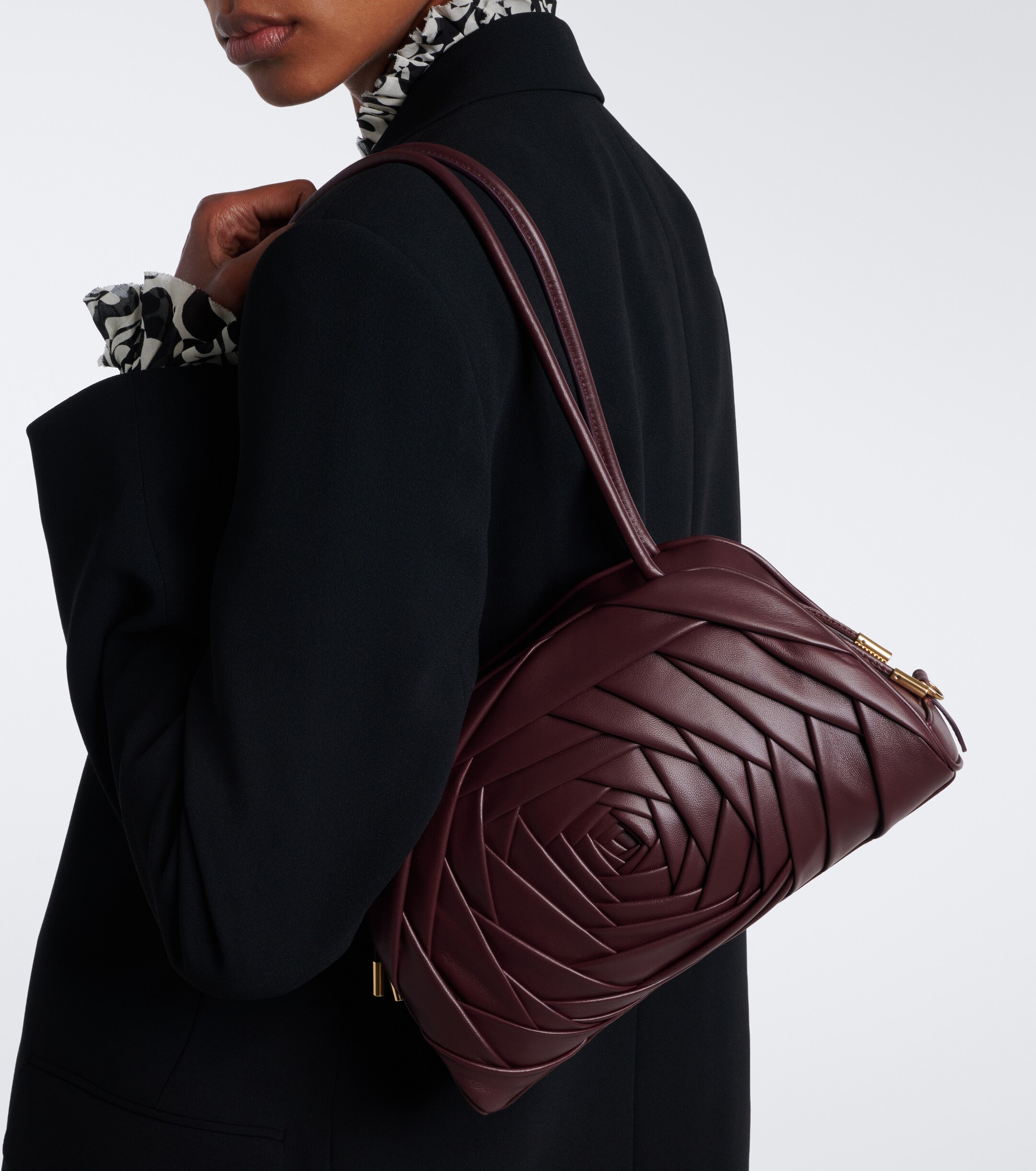ROGER VIVIER Roseline leather shoulder bag