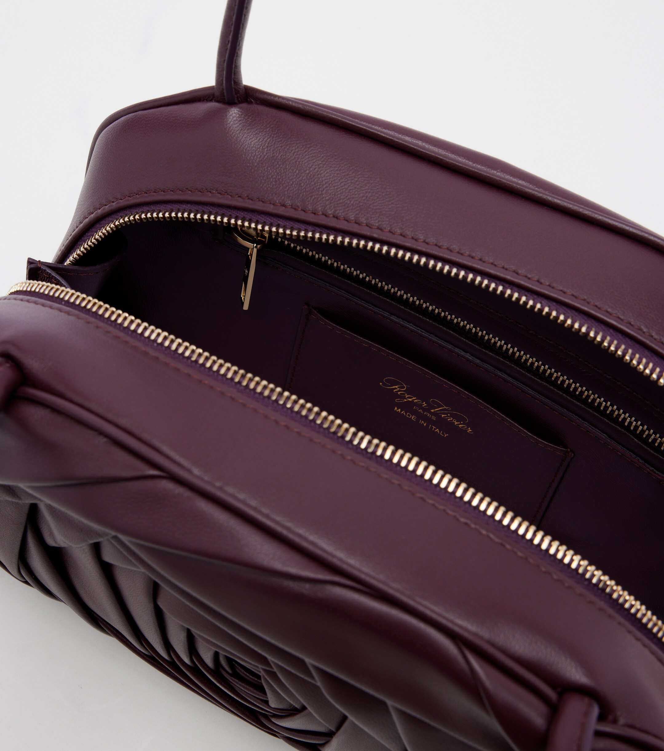 ROGER VIVIER Roseline leather shoulder bag