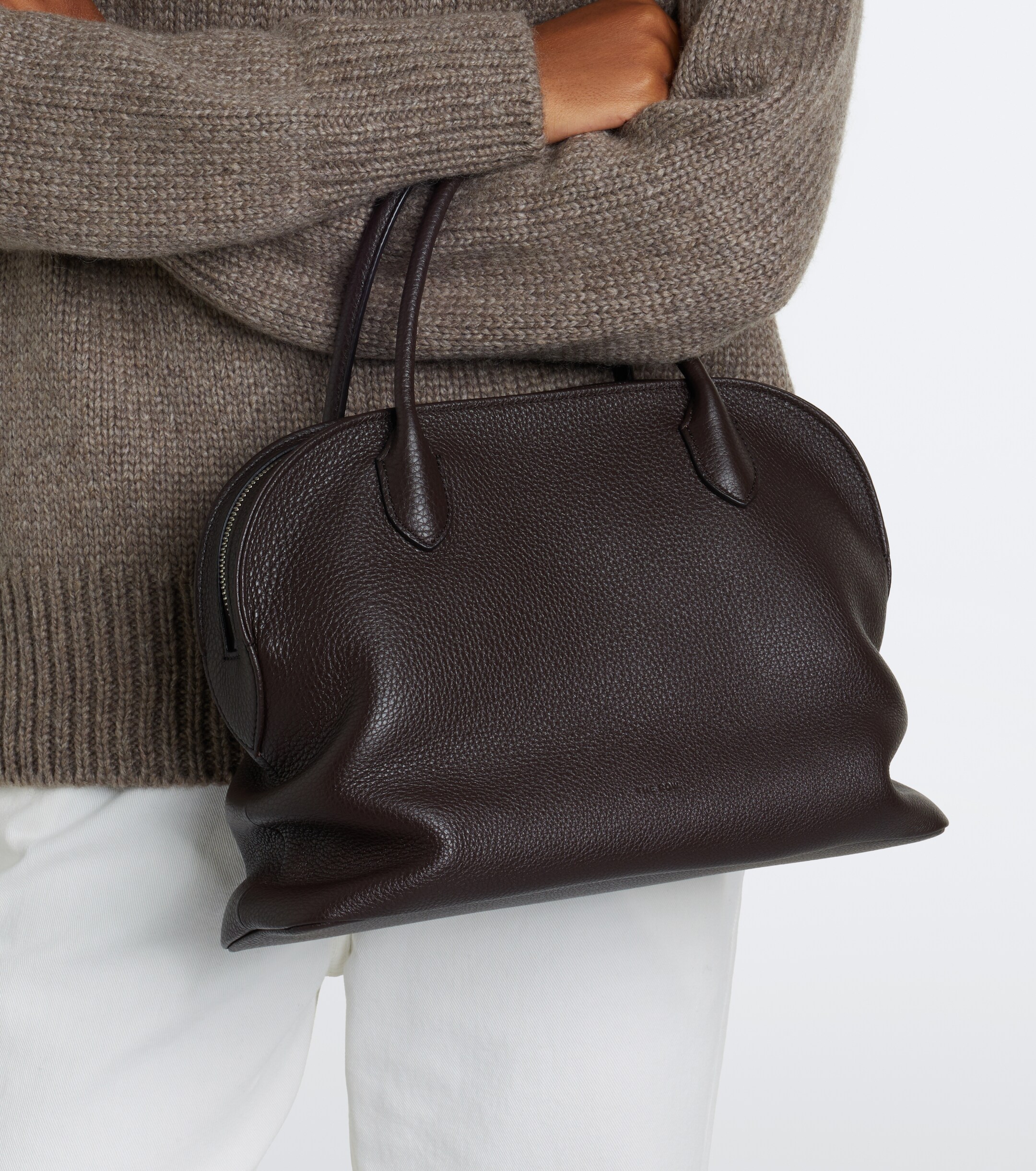 The Row The Row Agnes Small leather top-handle bag