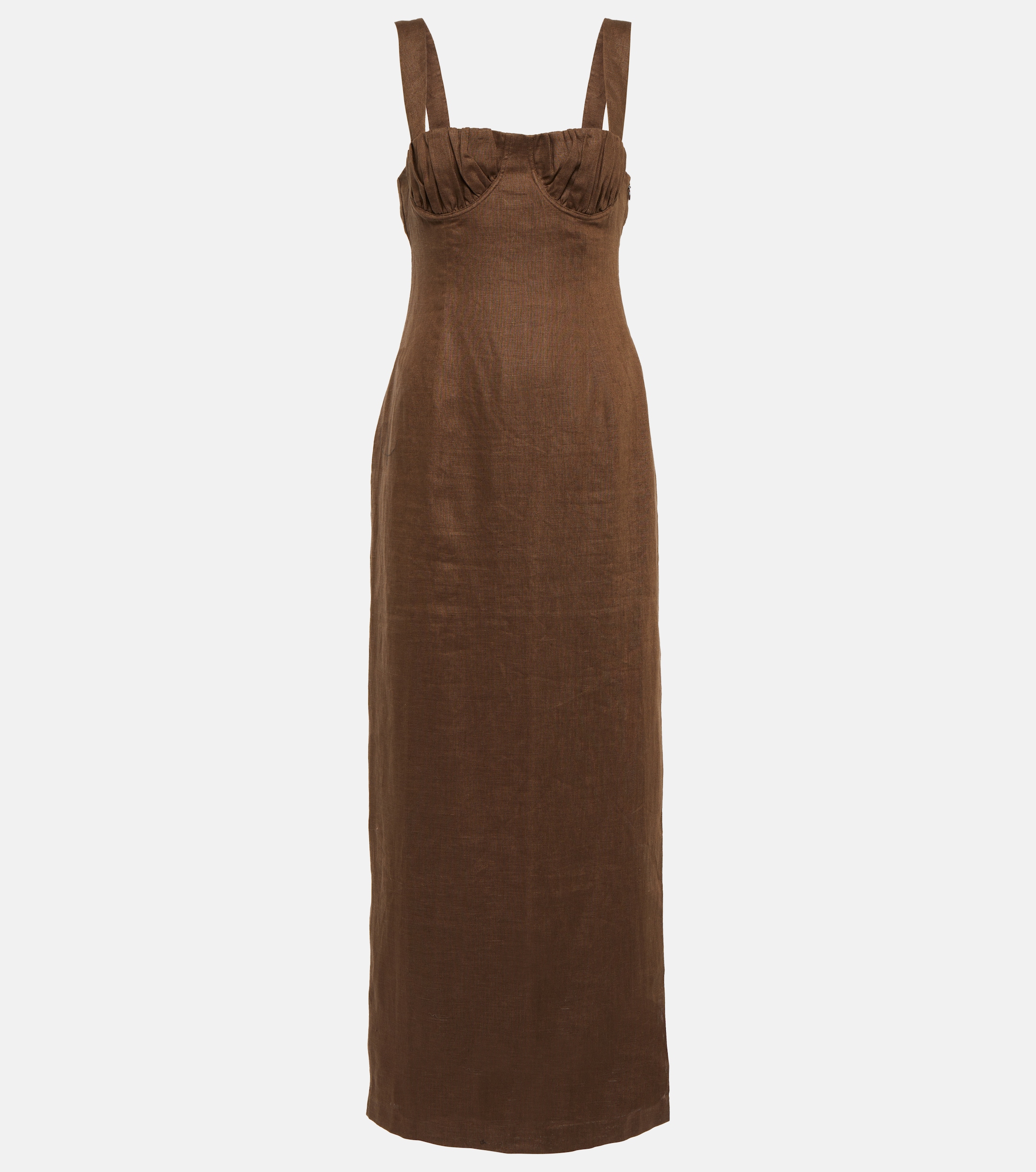 SIR. Bettina linen midi dress