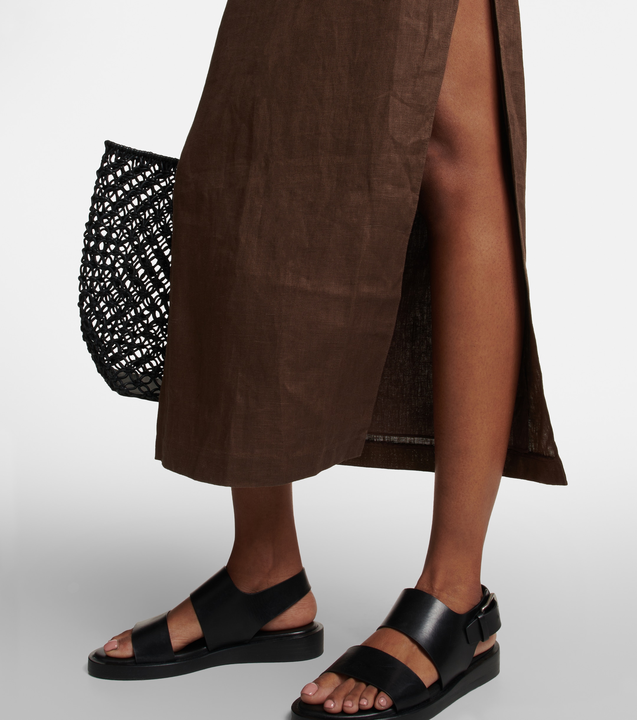 SIR. Bettina linen midi dress