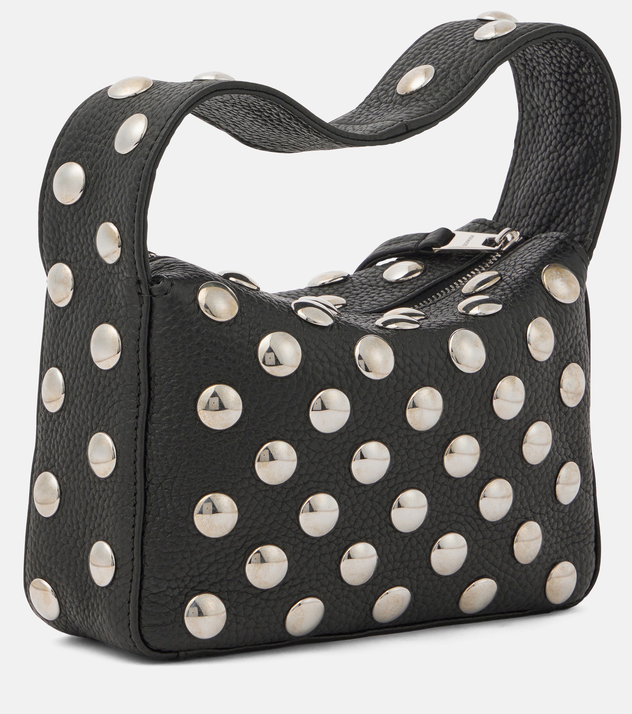 KHAITE Elena Small studded leather shoulder bag