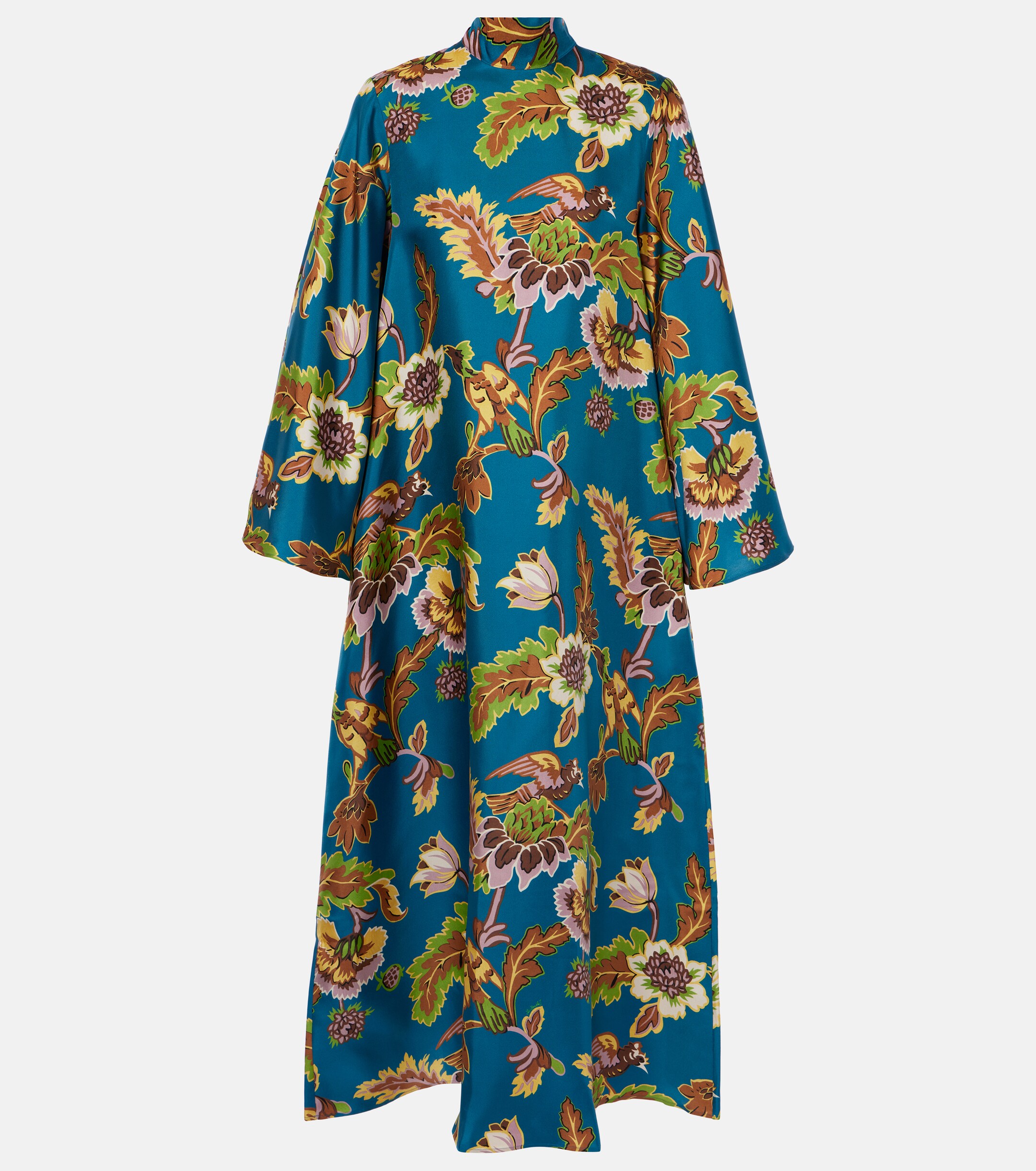 Rebecca Vallance - Pompidou tiered printed taffeta maxi