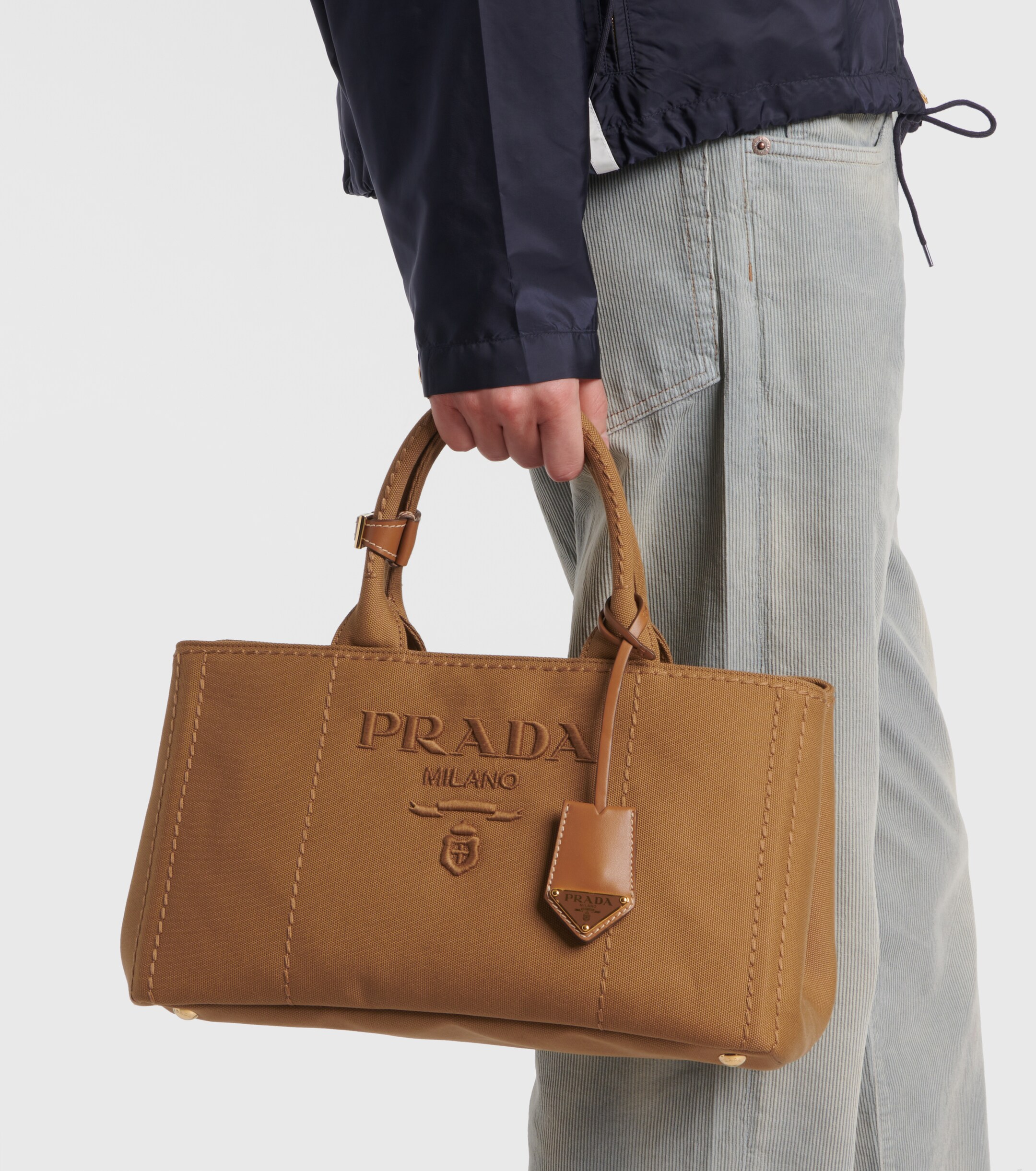 Prada Prada Jardinière Medium canvas tote bag