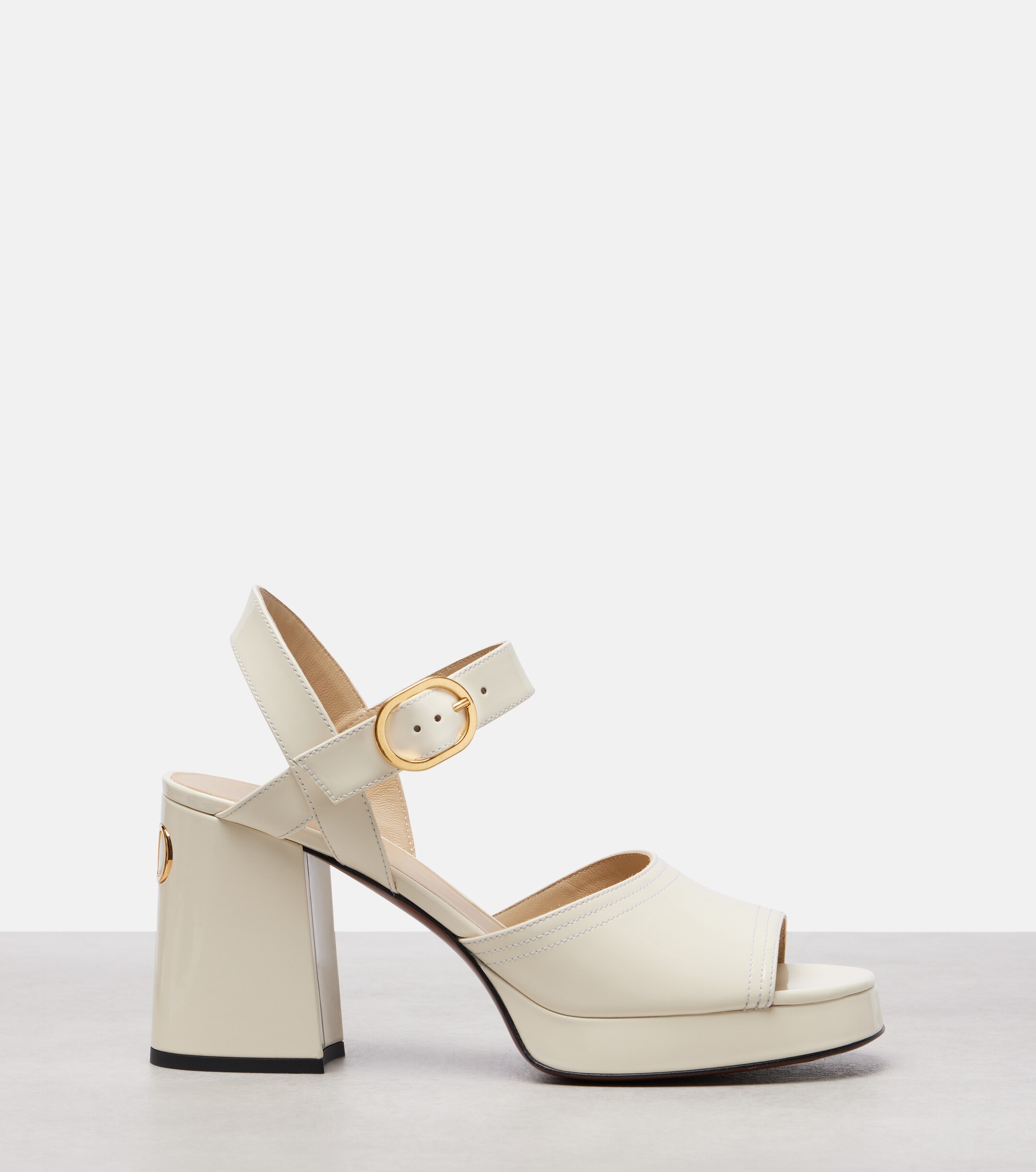 Valentino Garavani Fawcette 100 leather platform sandals thumbnail