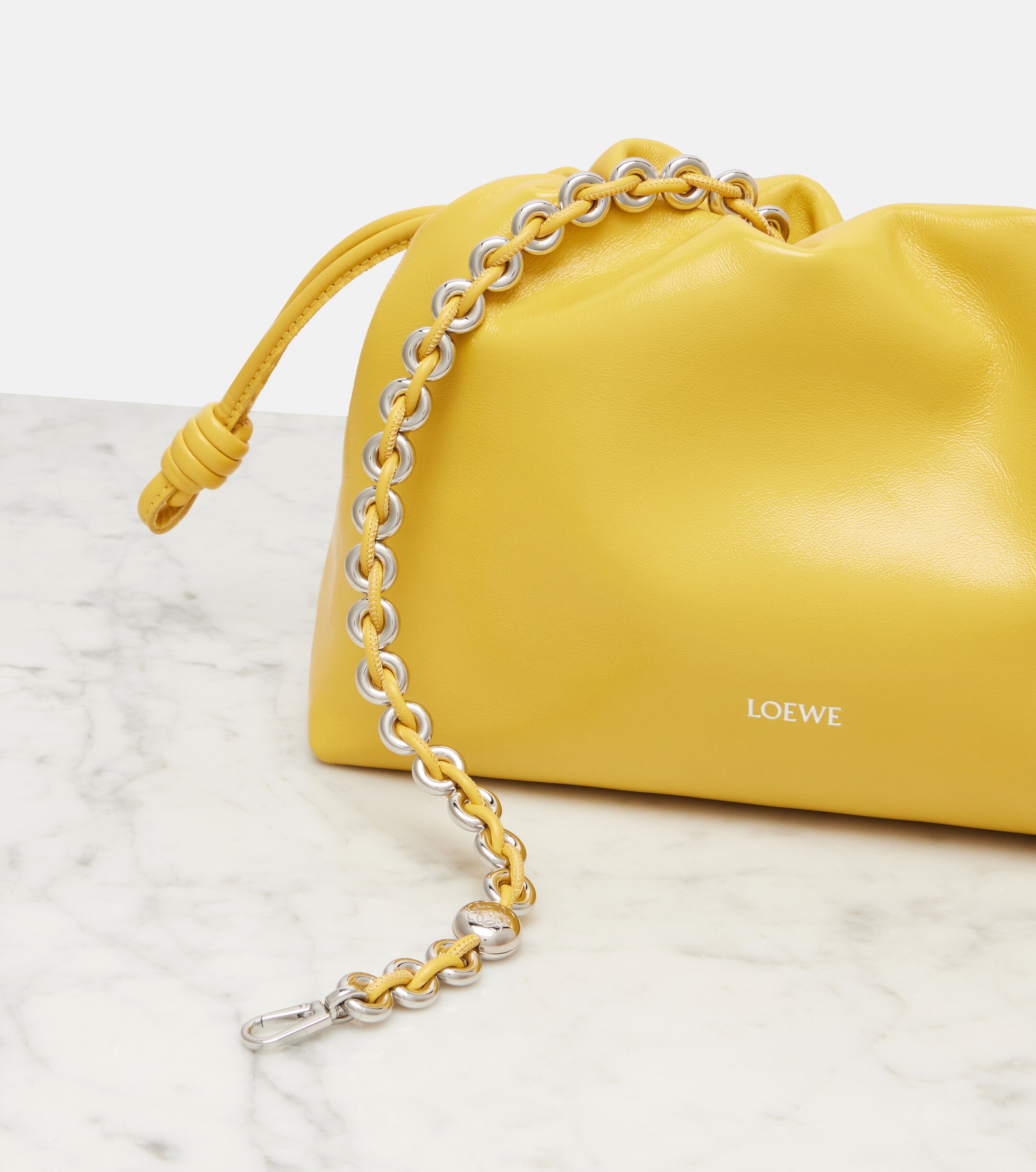 Loewe Flamenco Medium leather clutch