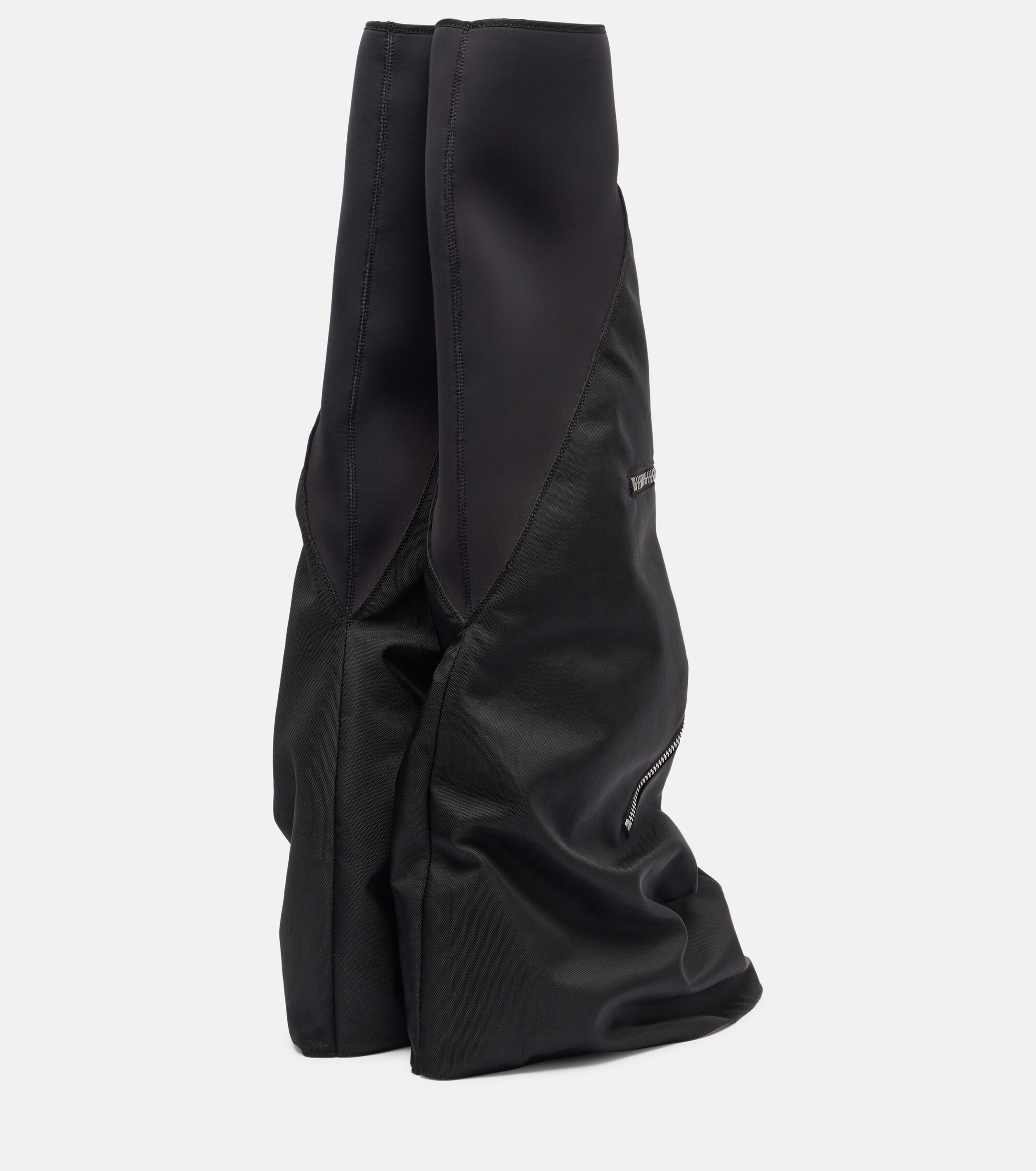 Rick Owens Zipper-detail over-the-knee boots