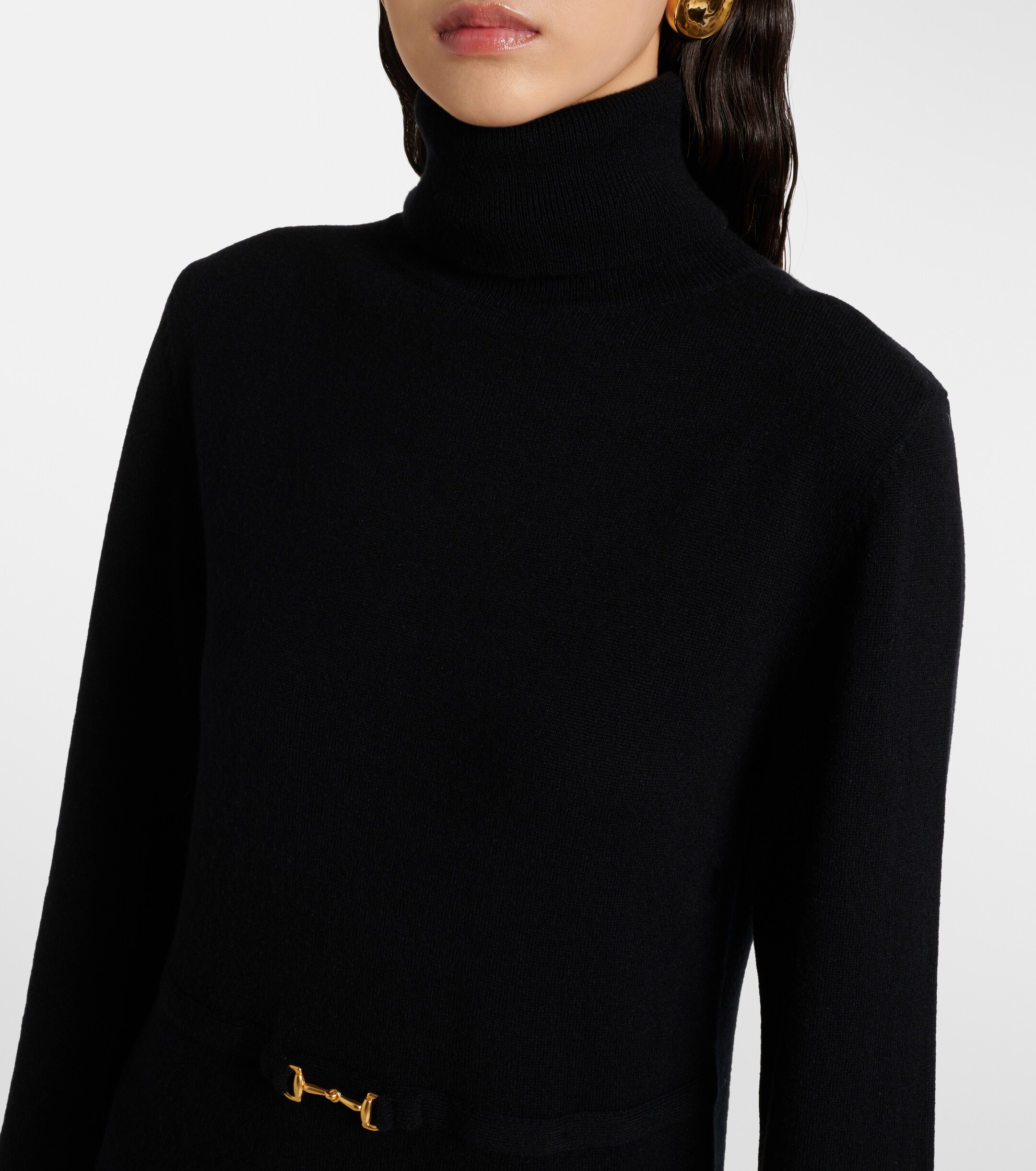 RIXO Elliette wool and cashmere minidress