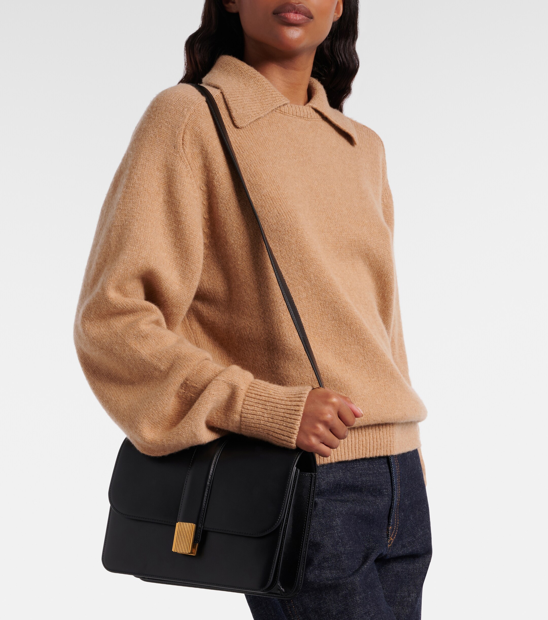KHAITE Blake leather crossbody bag