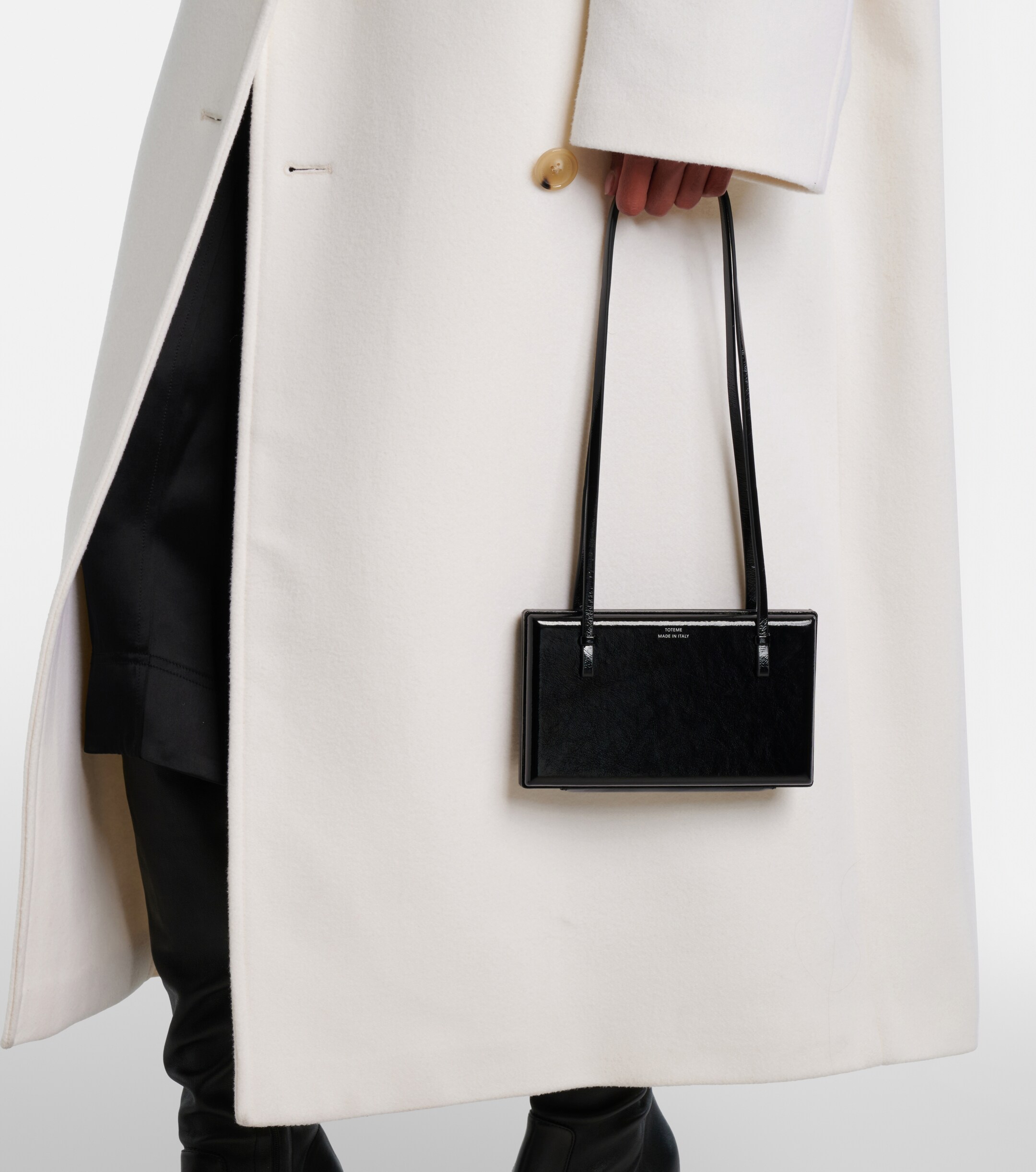 TOTEME Cocktail leather shoulder bag