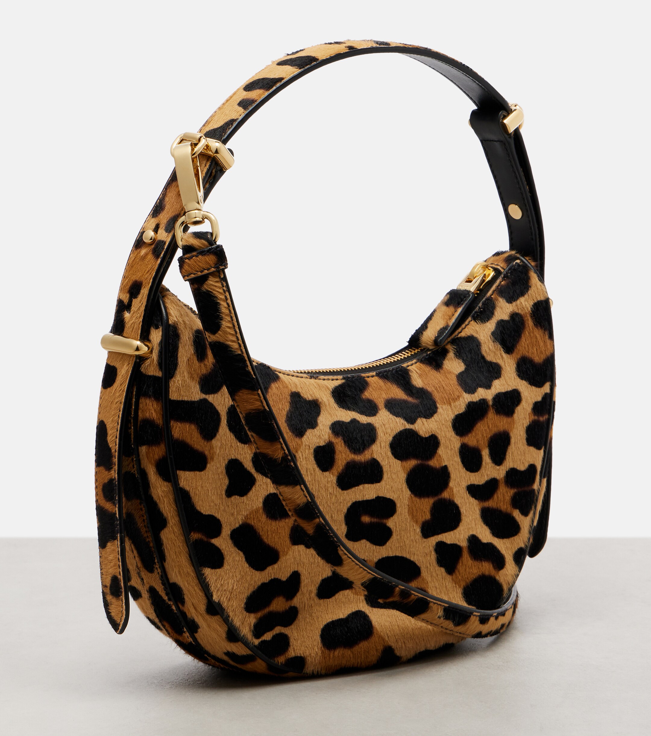 Prada Prada Arqué calf hair shoulder bag
