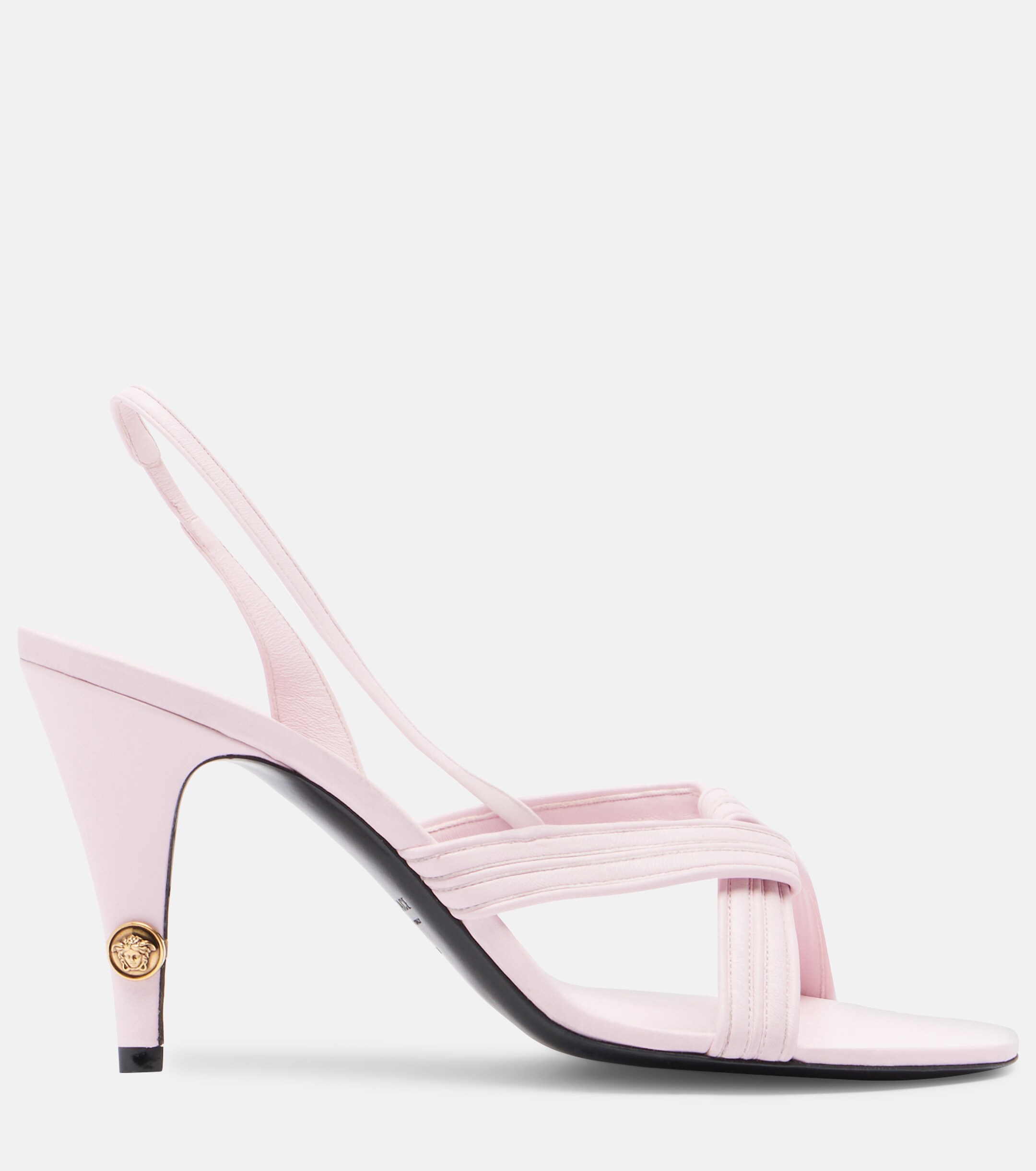 Versace Versace Gianni Medusa leather slingback sandals