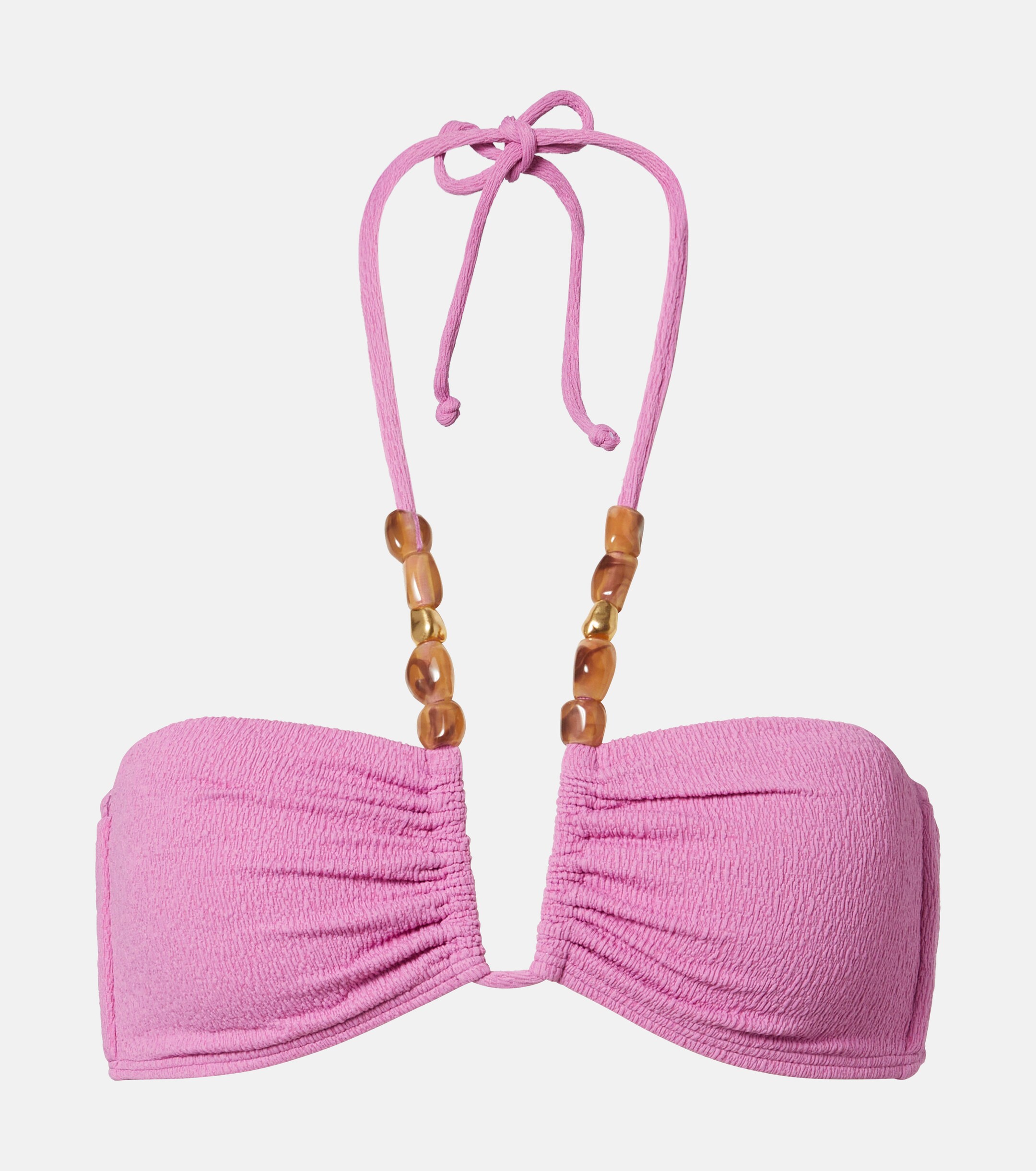 VIX PAULA HERMANNY ViX Paula Hermanny Kiana Carol beaded bikini top
