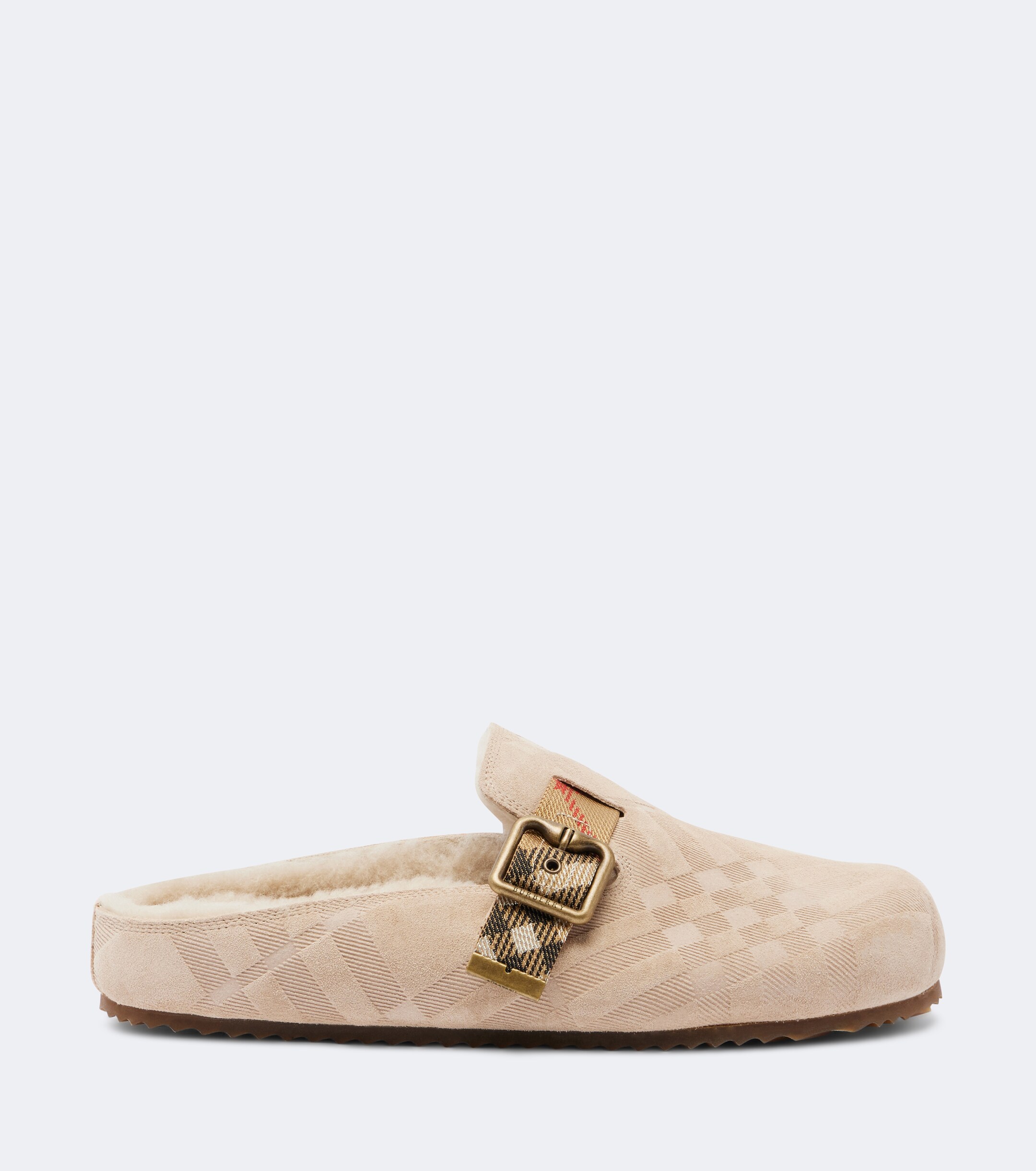 Burberry Burberry Urchin shearling-lined suede clogs