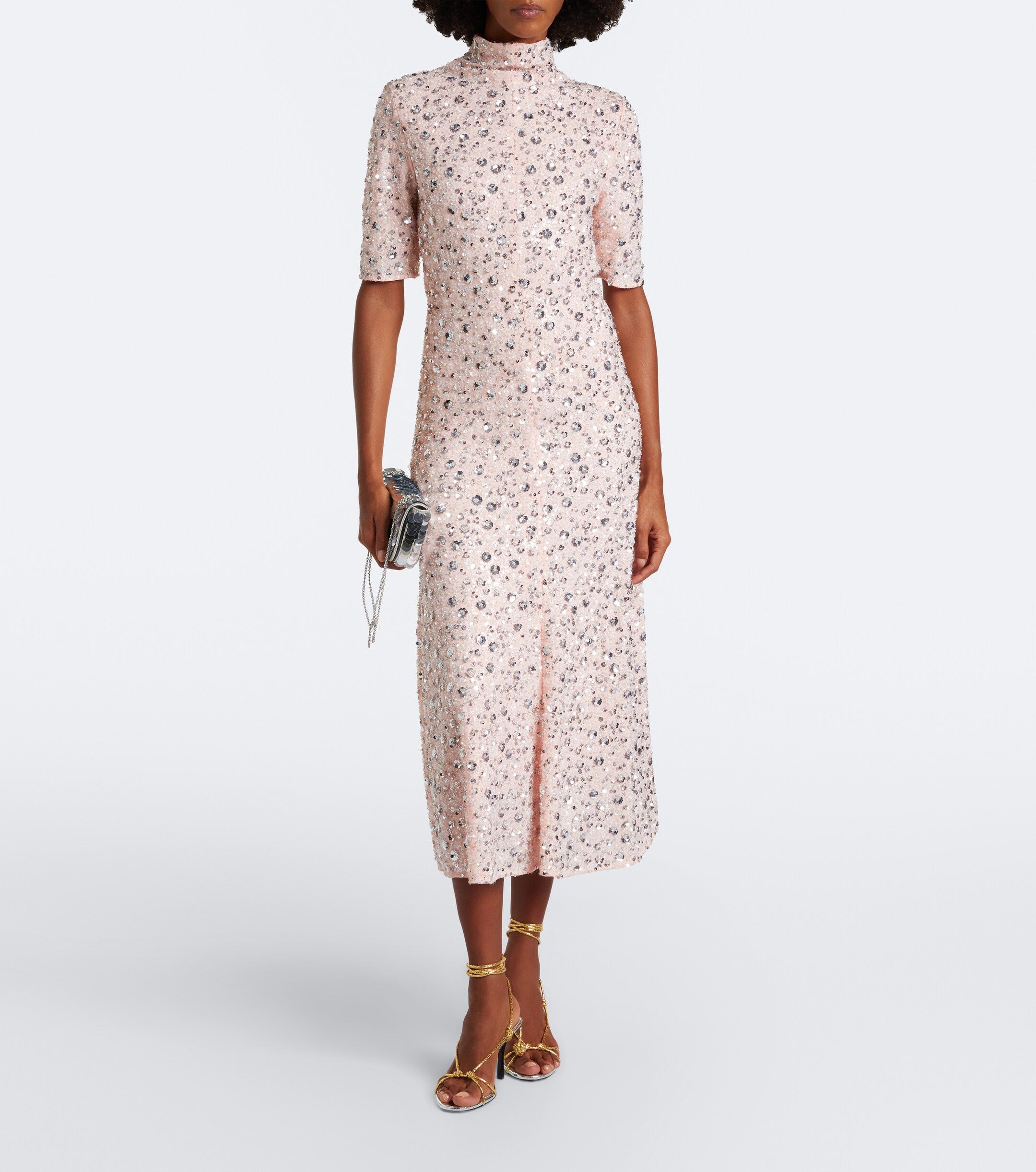 Rabanne Rabanne Sequined midi dress
