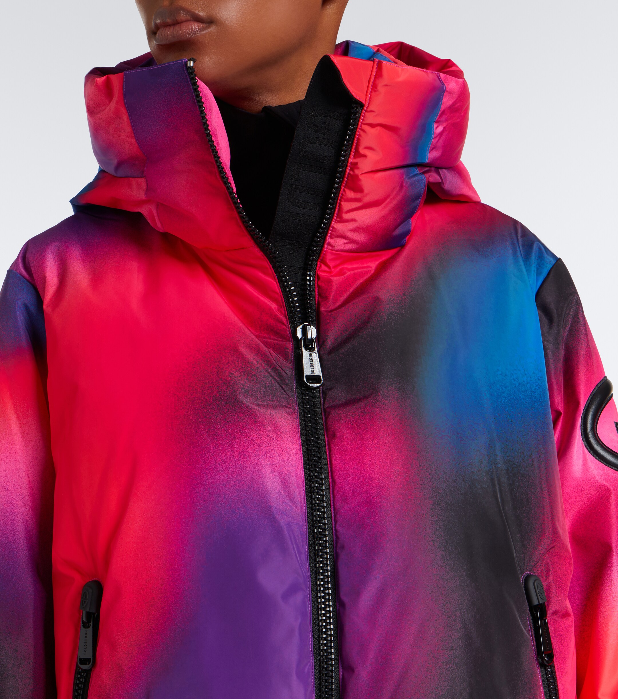 GOLDBERGH Goldbergh Sansu hooded printed ski jacket