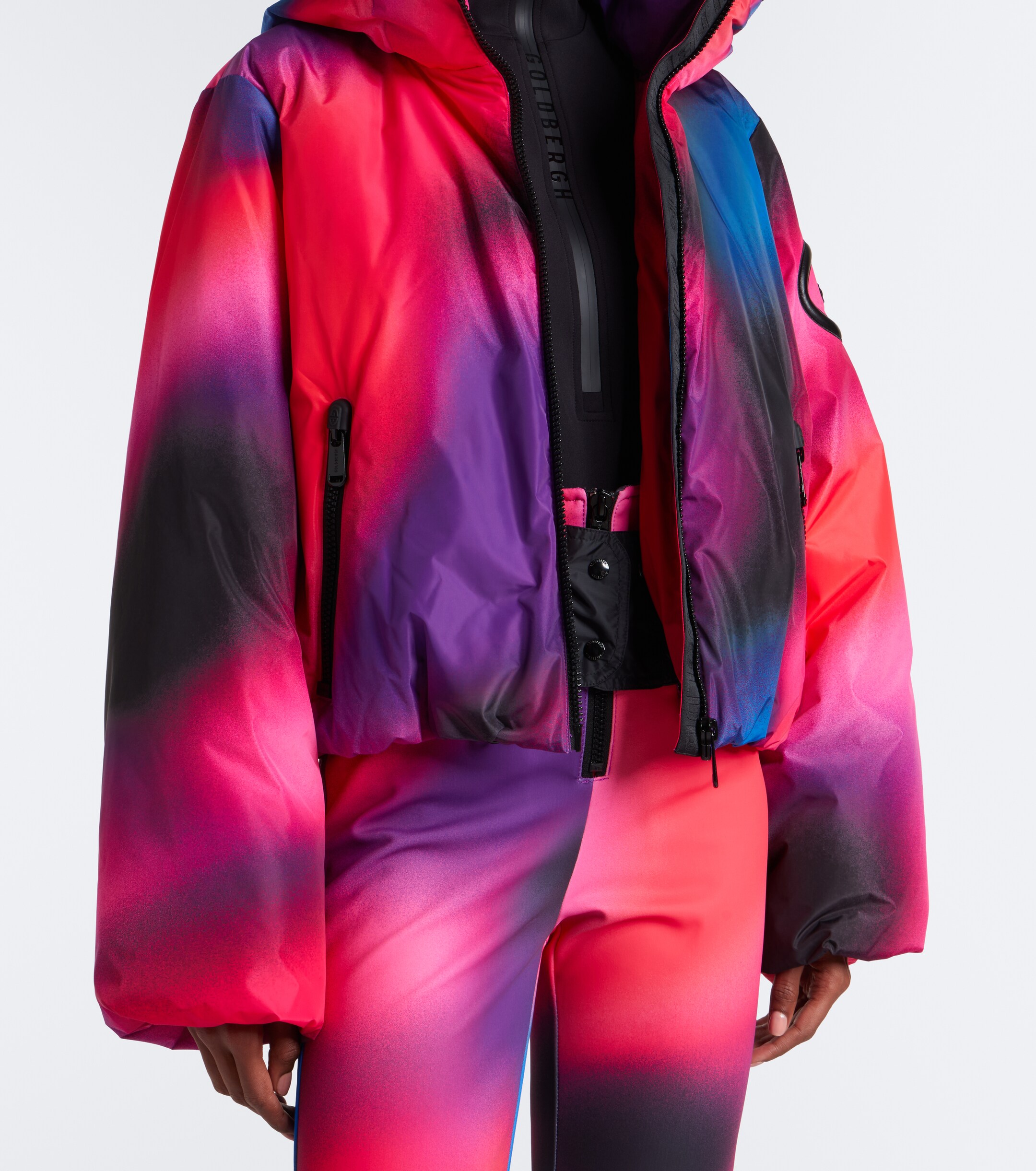 GOLDBERGH Goldbergh Sansu hooded printed ski jacket