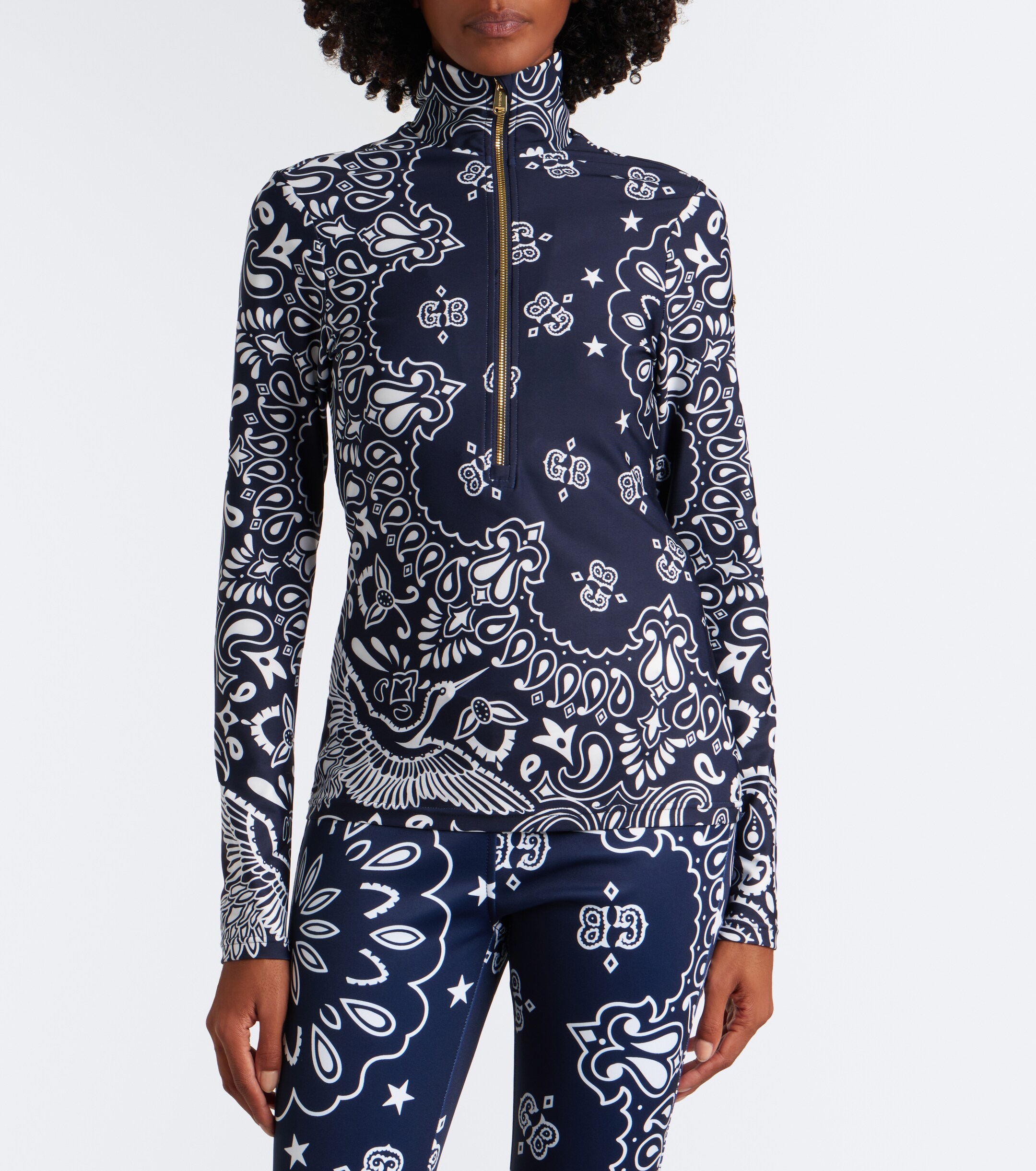 GOLDBERGH Goldbergh Tokiko paisley ski top