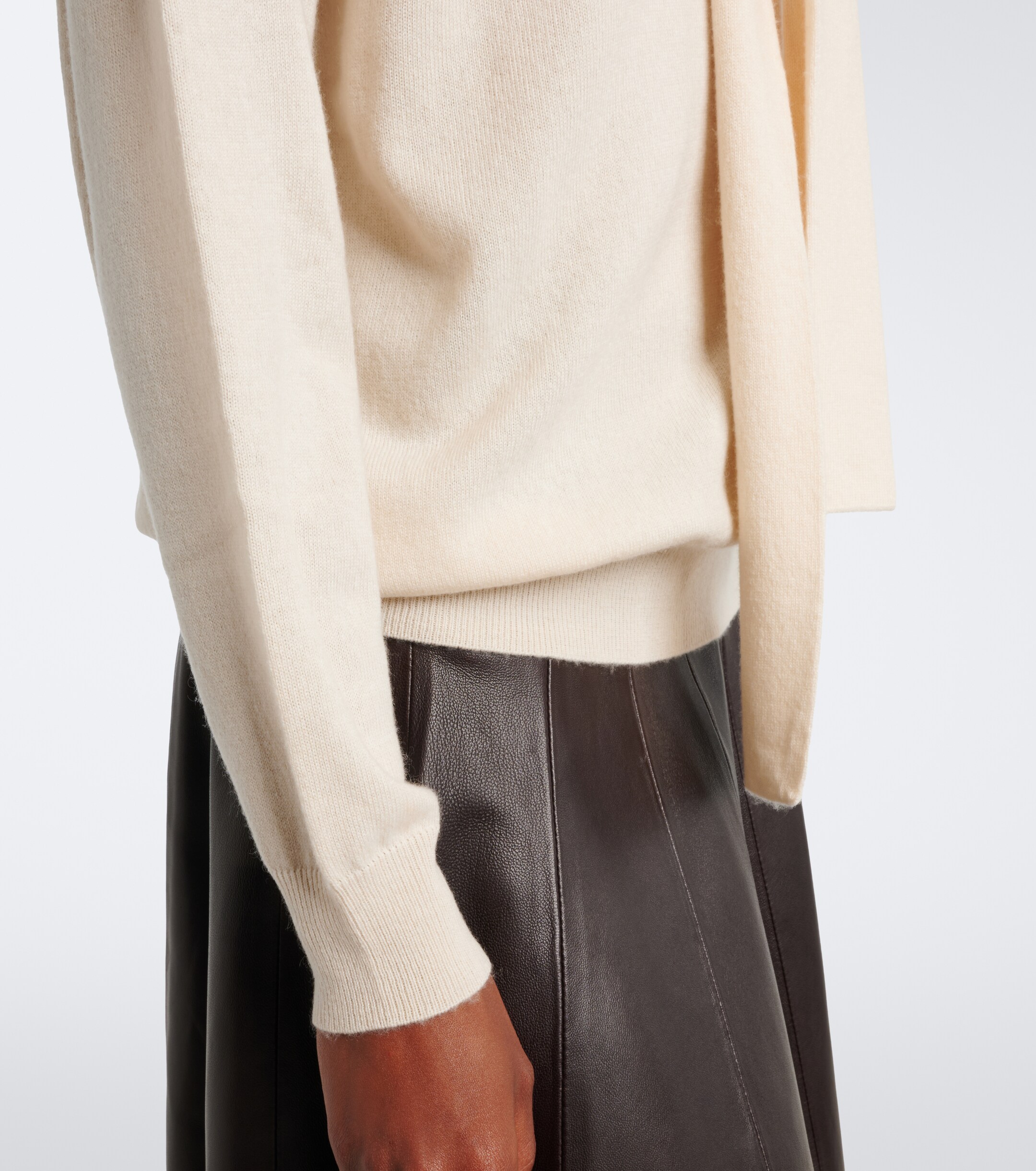 Jardin des Orangers Jardin des Orangers Tie-neck wool and cashmere sweater