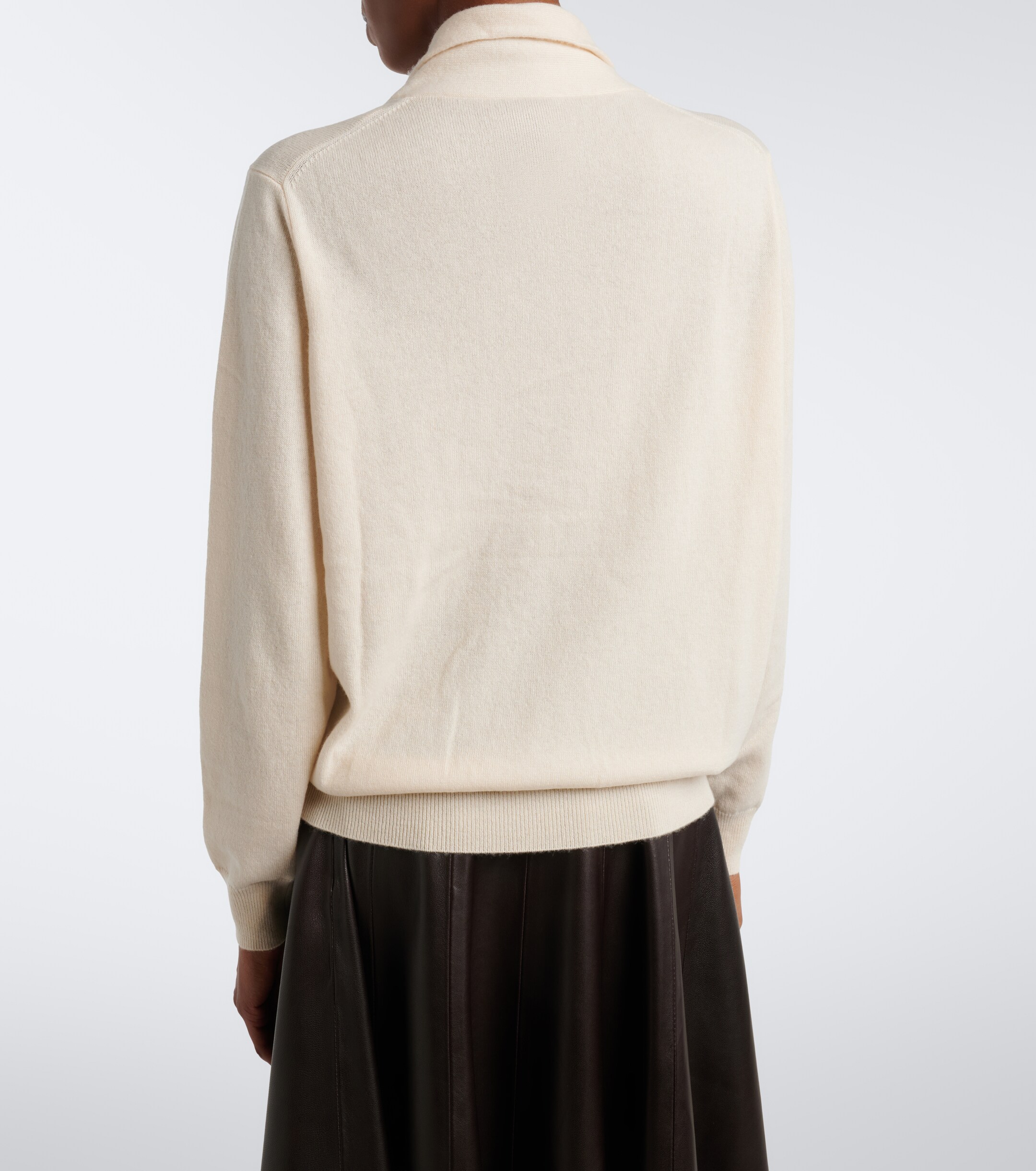 Jardin des Orangers Jardin des Orangers Tie-neck wool and cashmere sweater