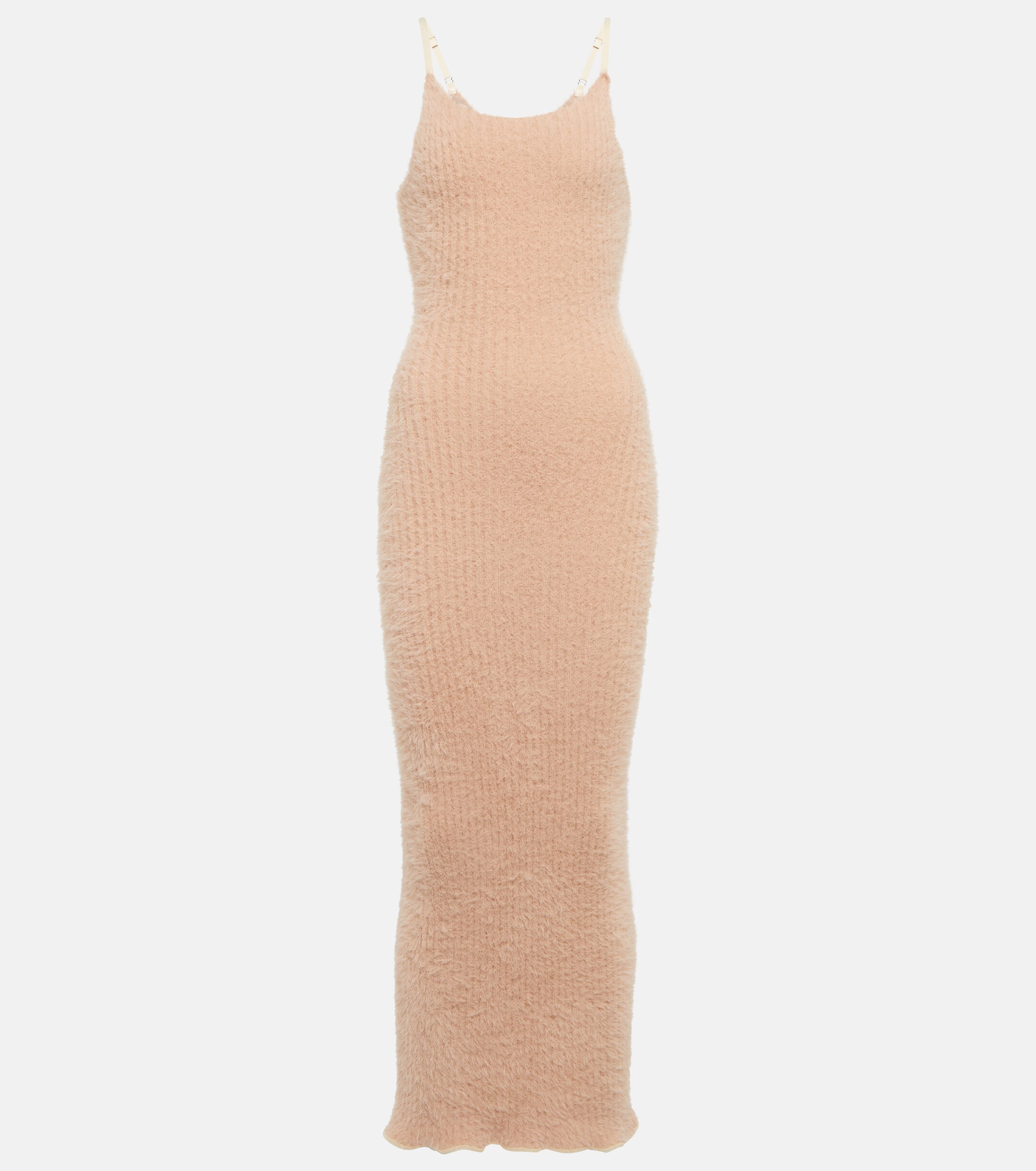 MM6 Maison Margiela Ribbed-knit midi dress thumbnail