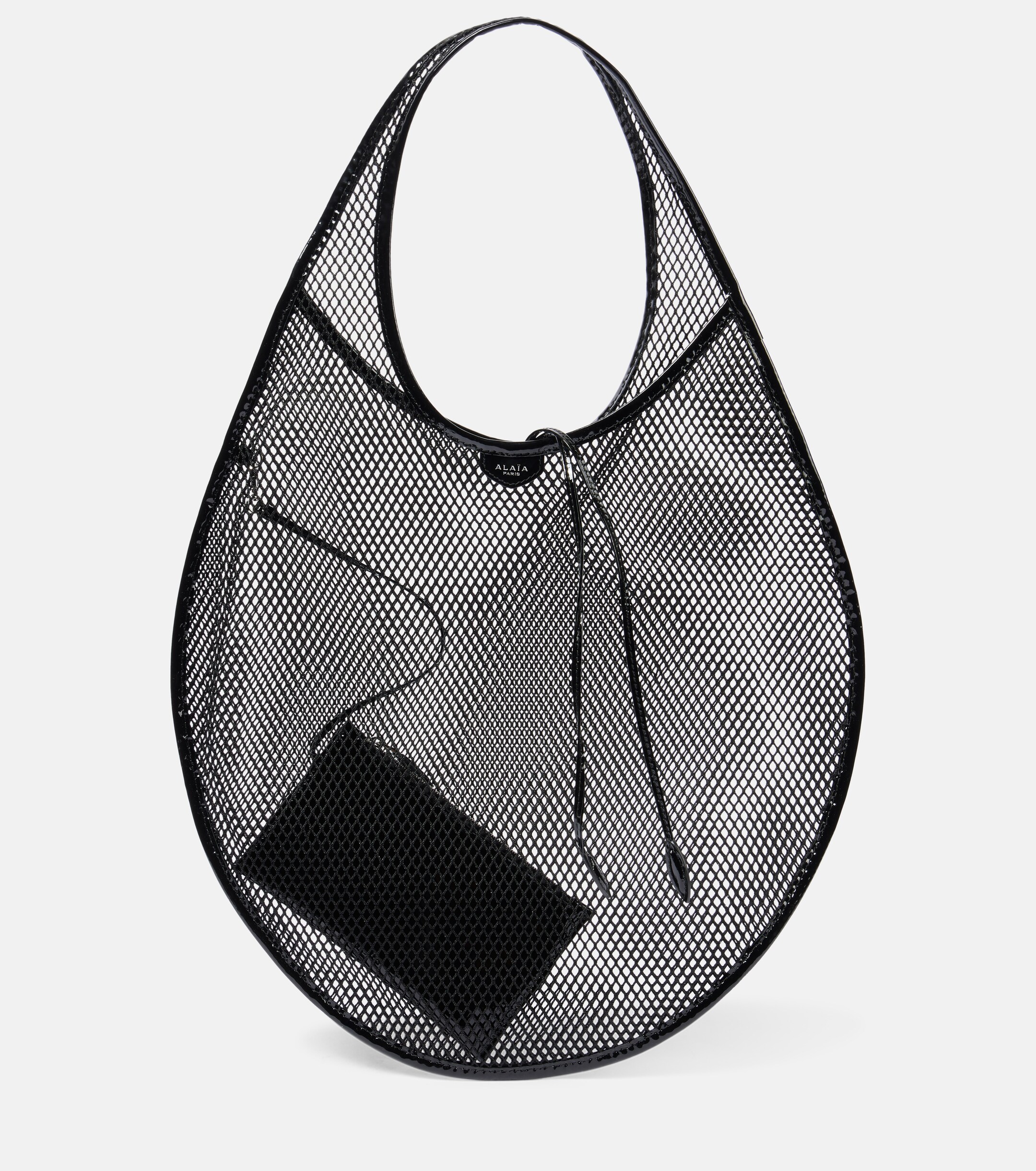 Alaïa One Piece XL fishnet shoulder bag